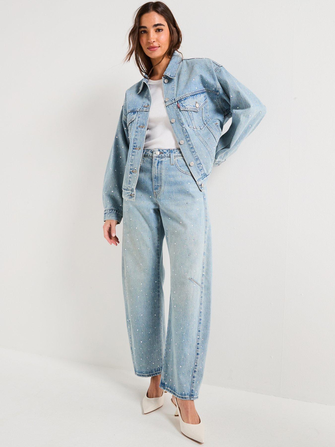 Levi's Baggy Dad Barrel Jeans - Light Blue