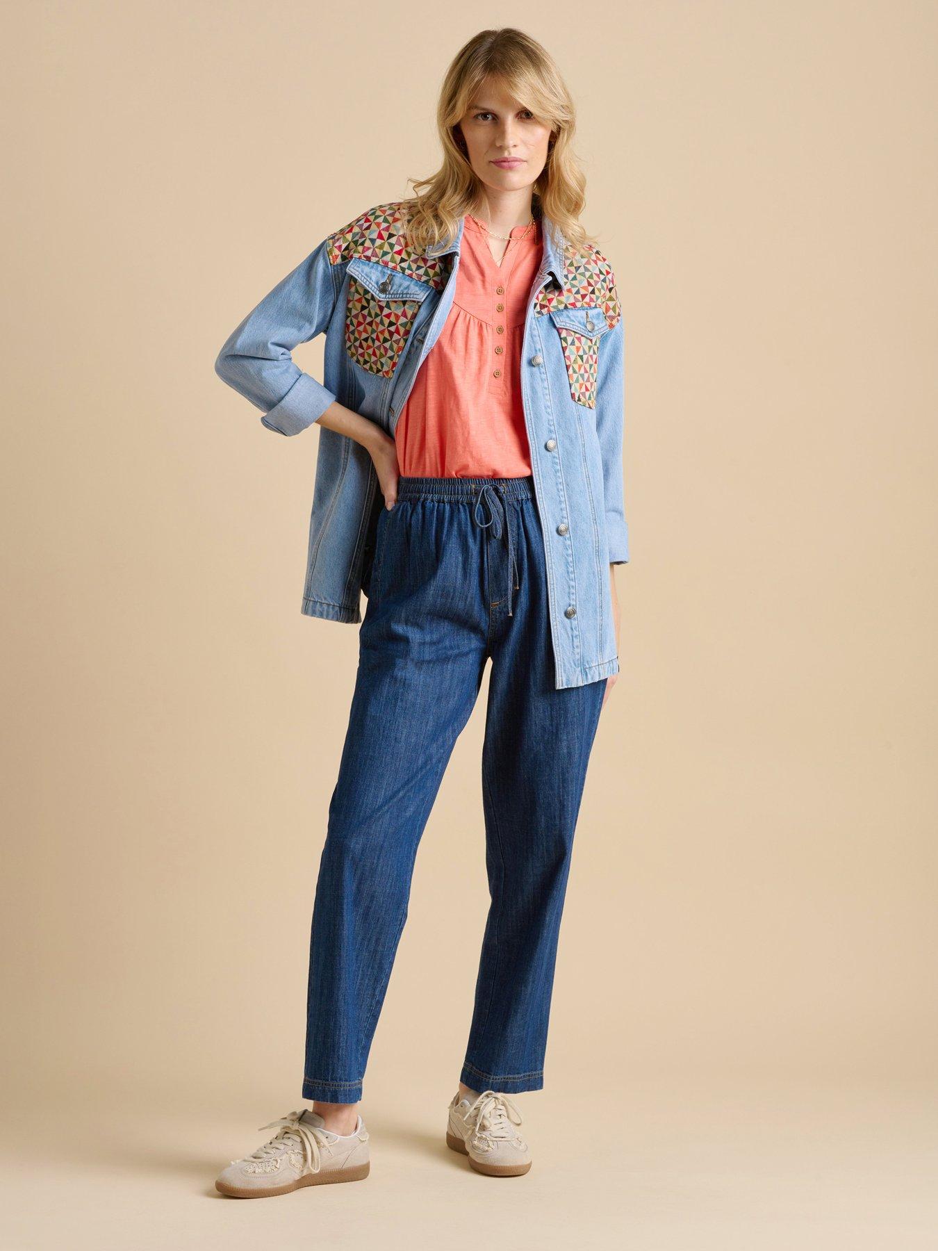 Image 4 of 5 of Brakeburn Nina Jersey Blouse - Orange