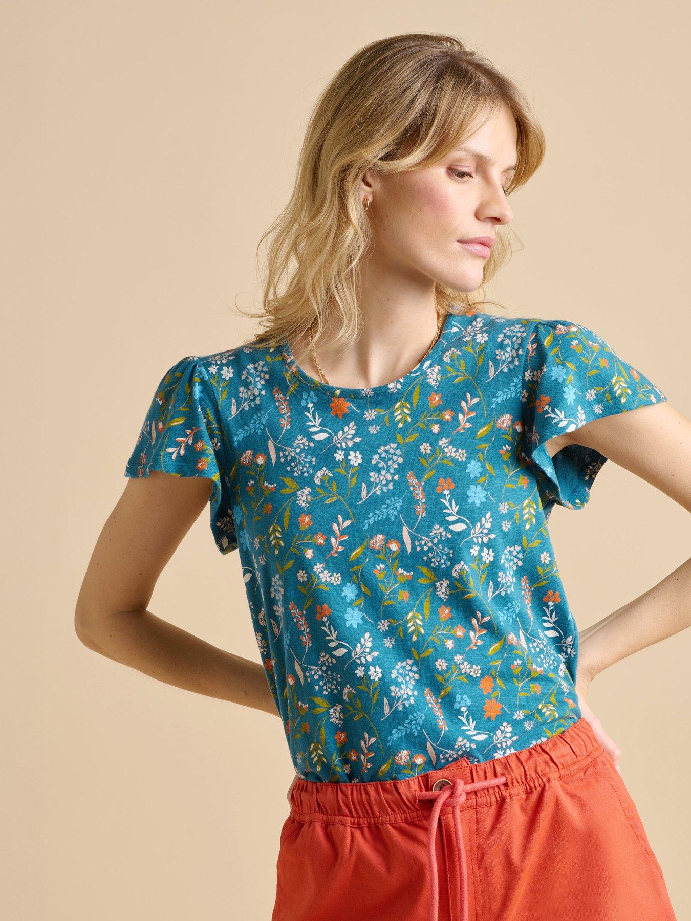 undefined Teal Shoreline Meadow Jersey T Shirt