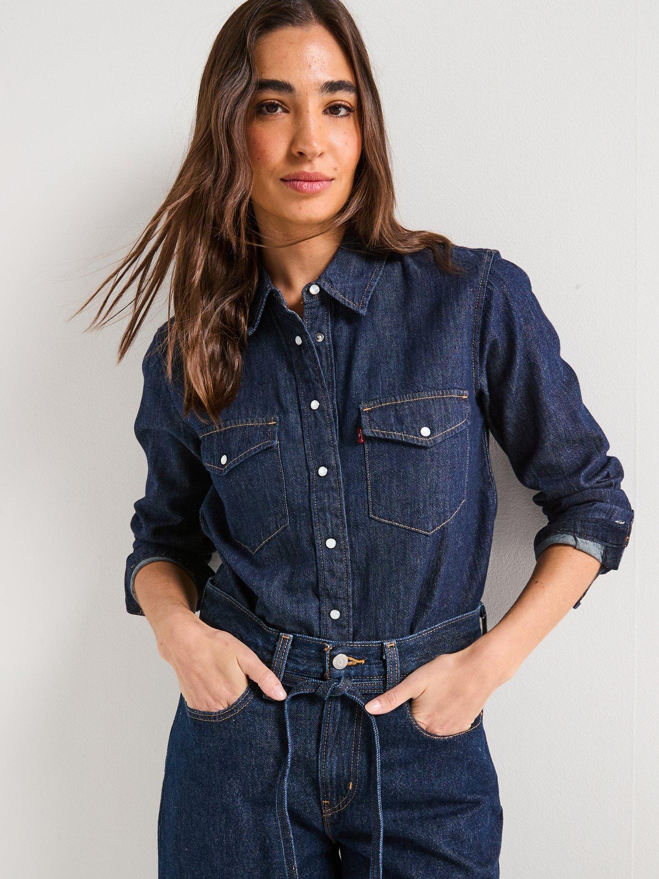  image of levis-iconic-western-shirt-todays-newsnbsp--blue