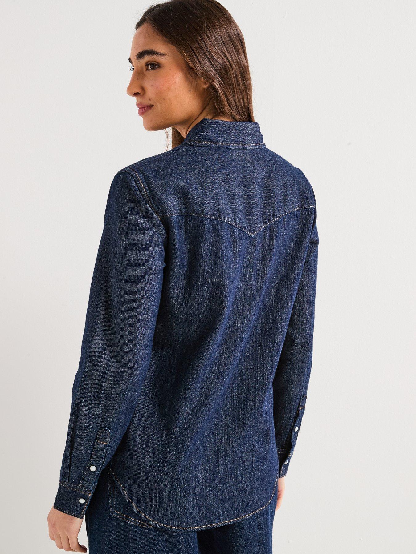  image of levis-iconic-western-shirt-todays-newsnbsp--blue