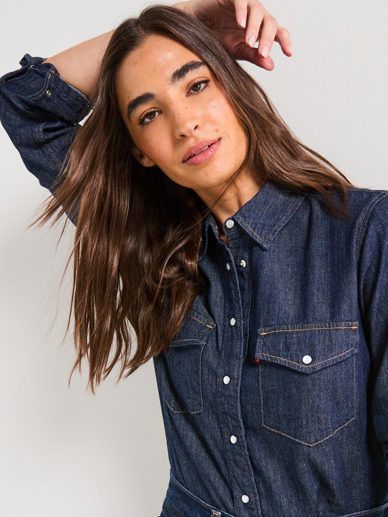  image of levis-iconic-western-shirt-todays-newsnbsp--blue