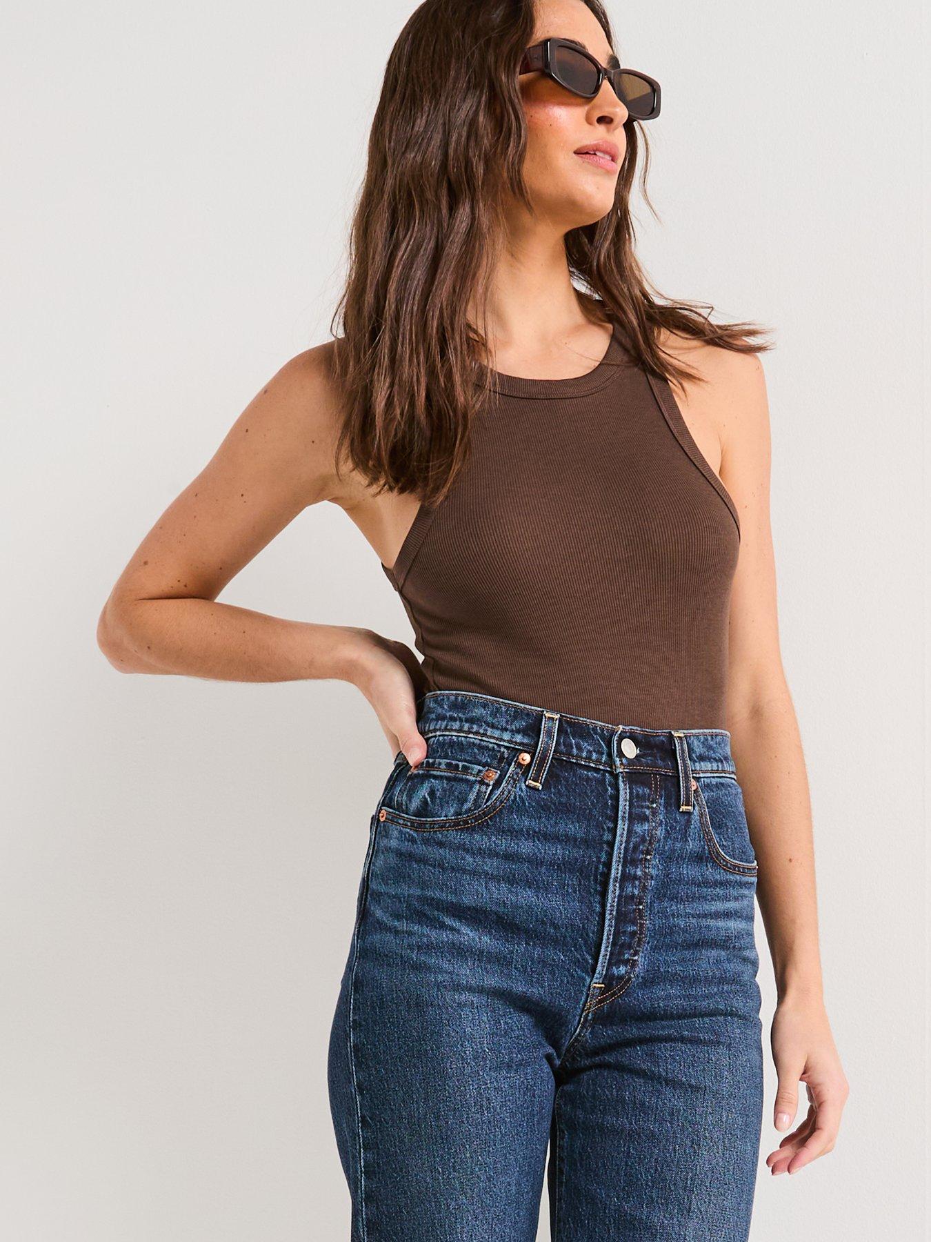  image of levis-ribcage-full-length-jeans-apply-now-navy