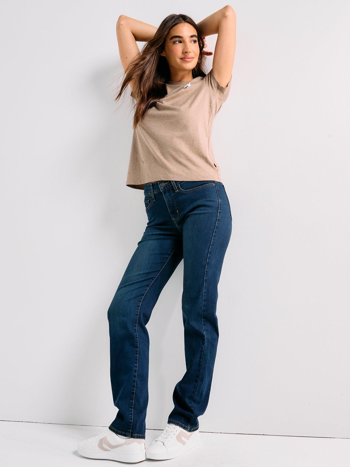 Image 3 of 6 of Levi's 314 Shaping Straight Jeans - Eternal Indigo Dark Tint