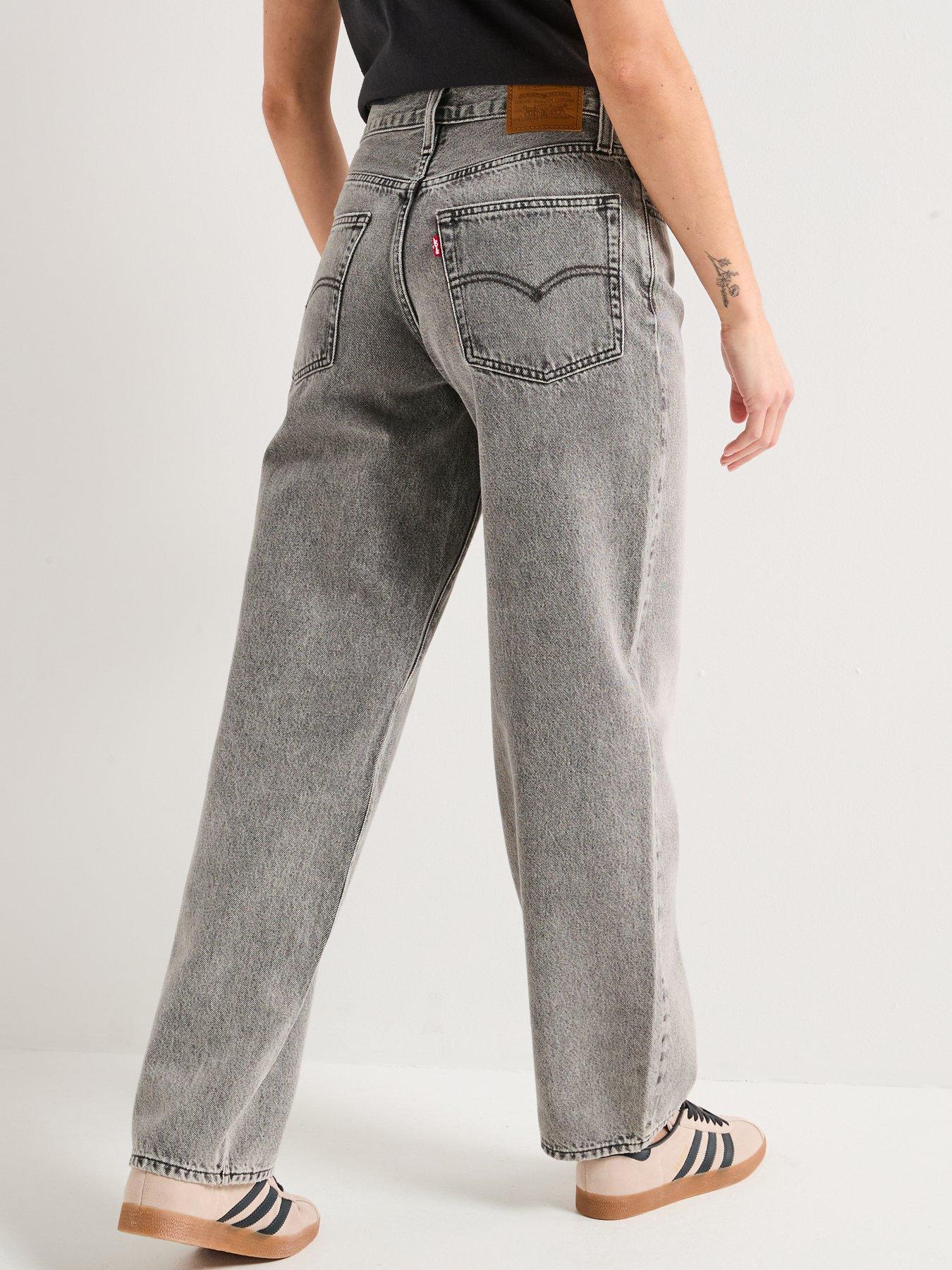 Image 2 of 6 of Levi's Baggy Dad Jeans - Path Of Totality&nbsp;- Grey