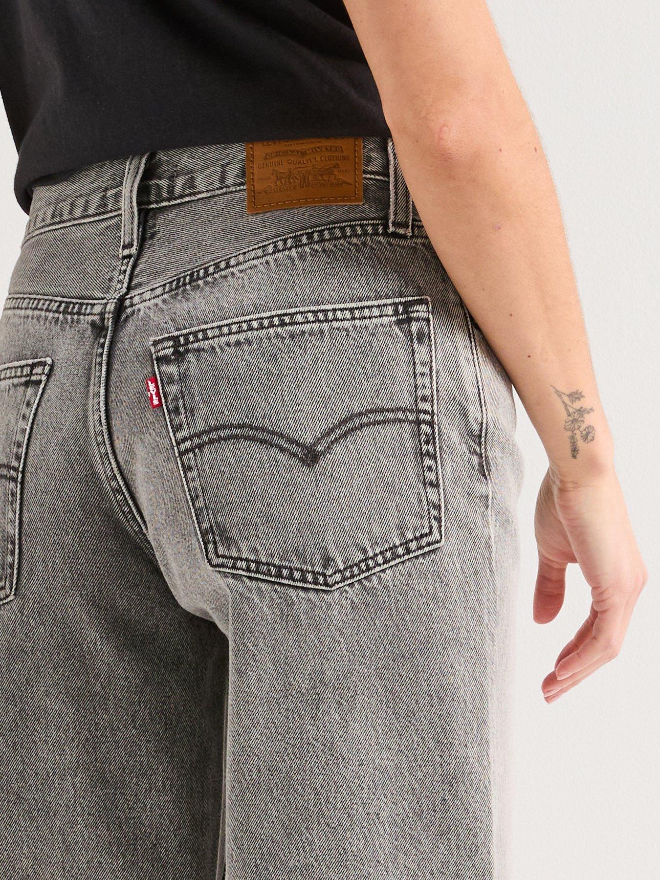 Image 4 of 6 of Levi's Baggy Dad Jeans - Path Of Totality&nbsp;- Grey