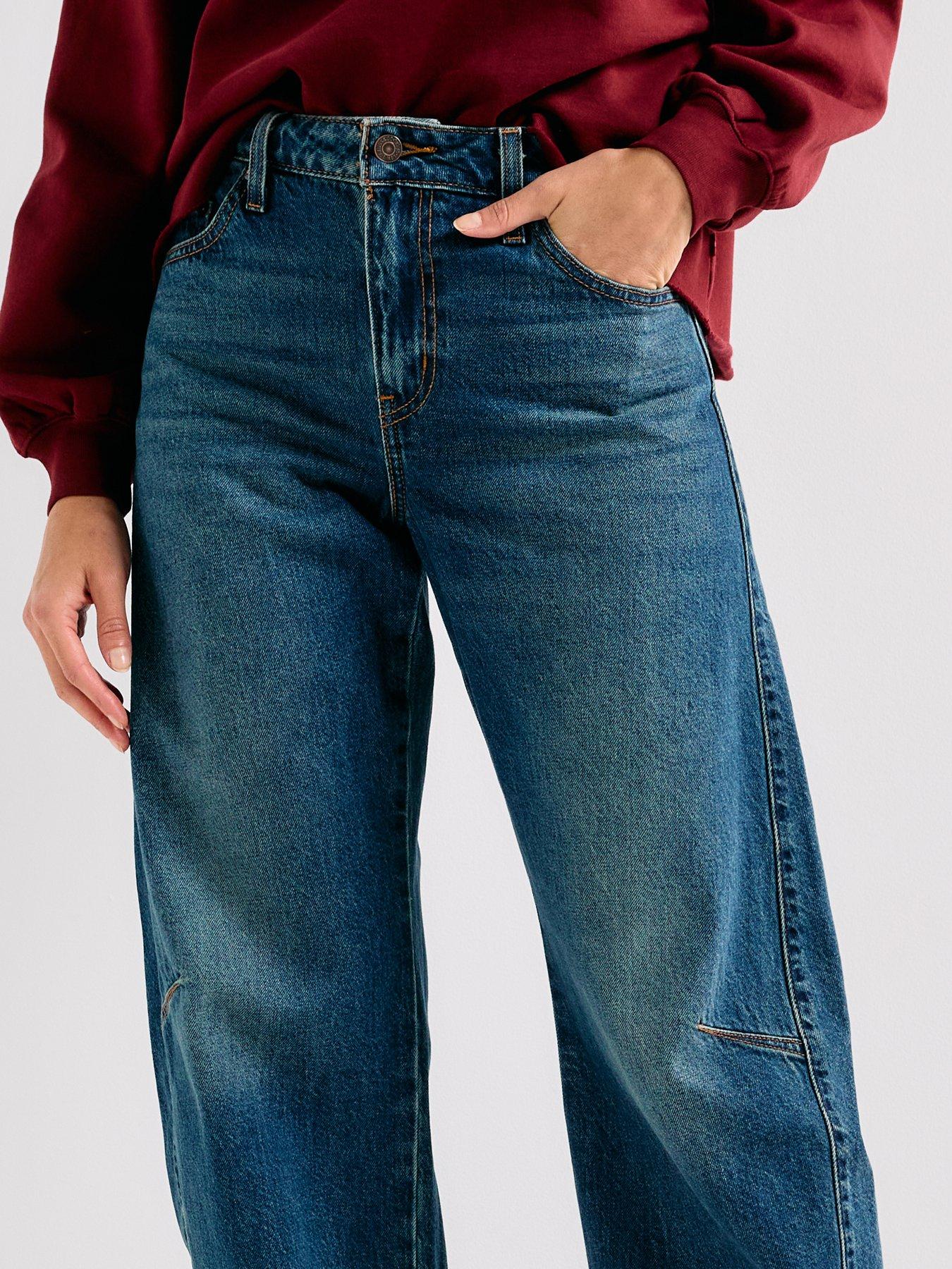 Image 4 of 6 of Levi's Baggy Dad Barrel Jeans - Most Wanted Navy