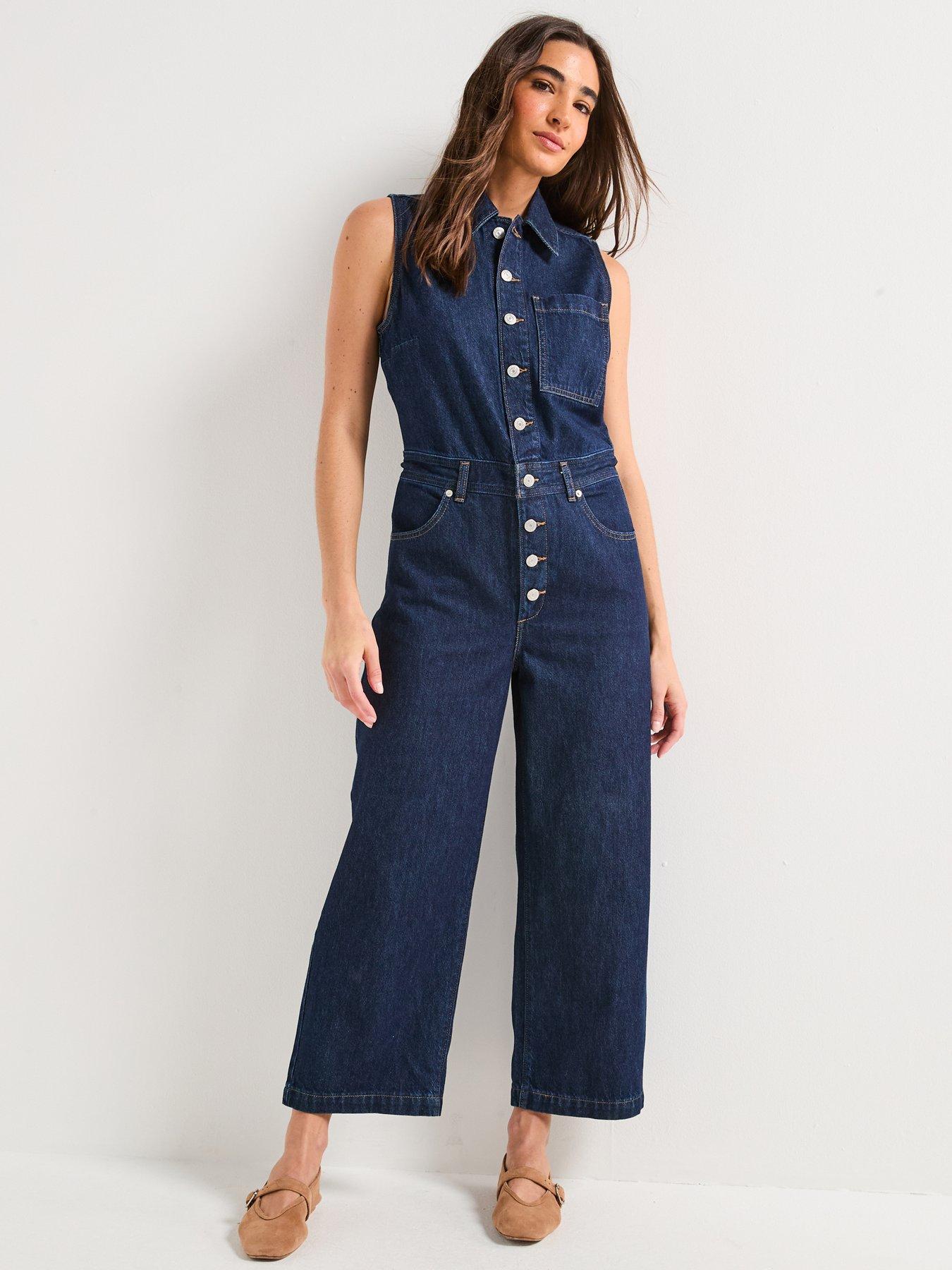 Levi's Sleeveless Jumpsuit - Reign Of The Rinse - Navy