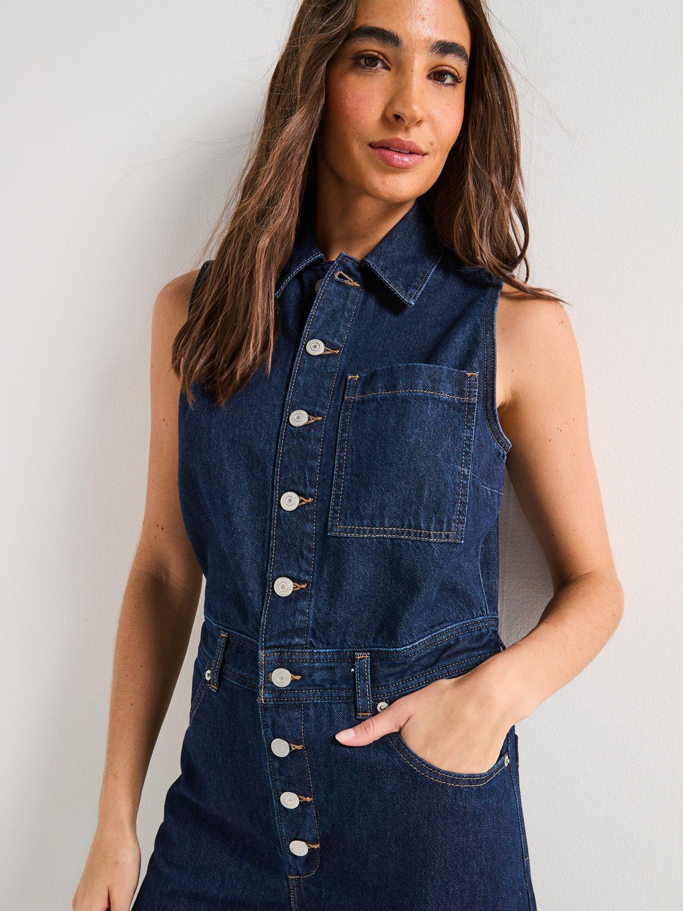 Image 4 of 6 of Levi's Sleeveless Jumpsuit