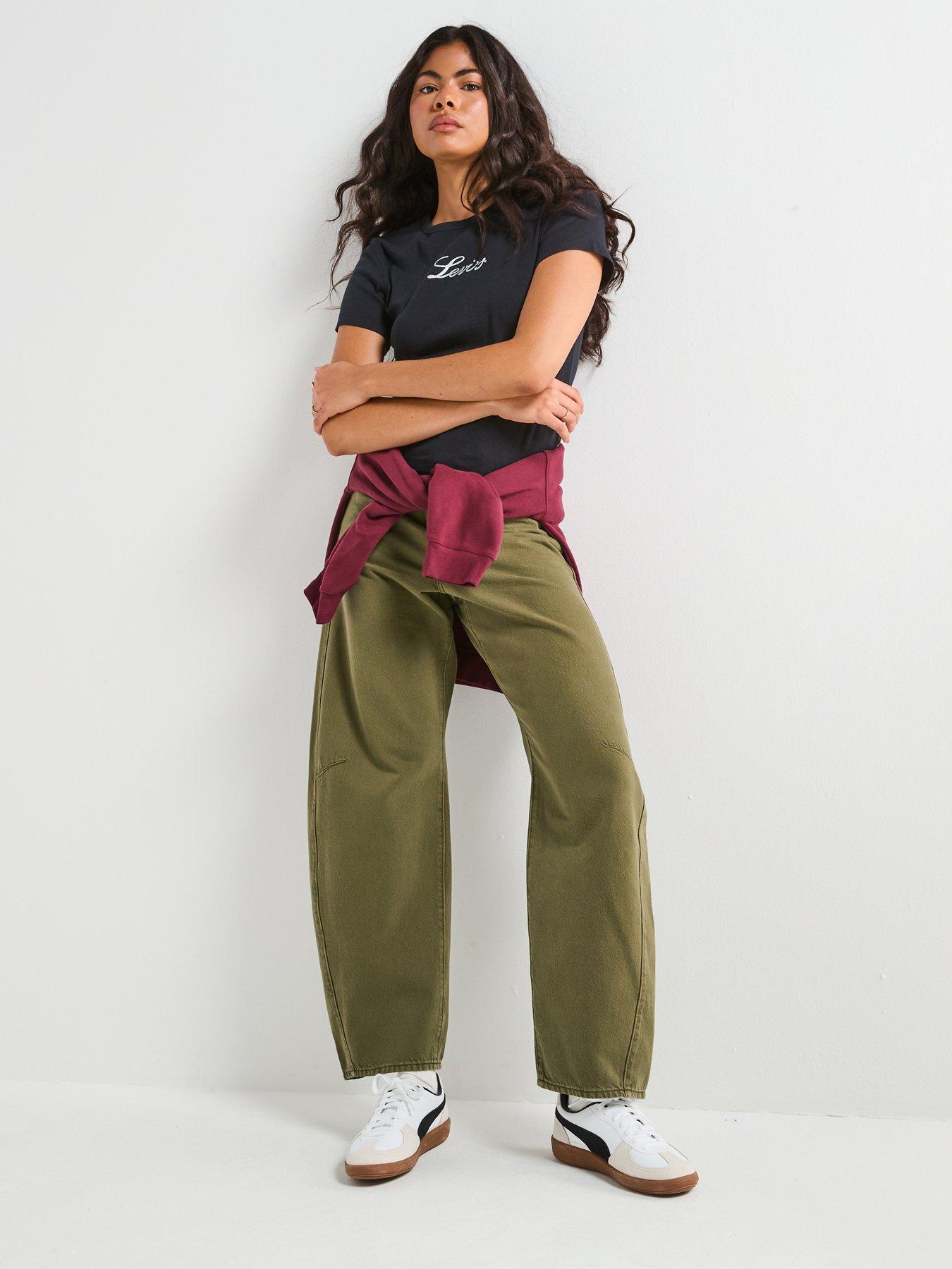  image of levis-cinch-barrel-jeans-green