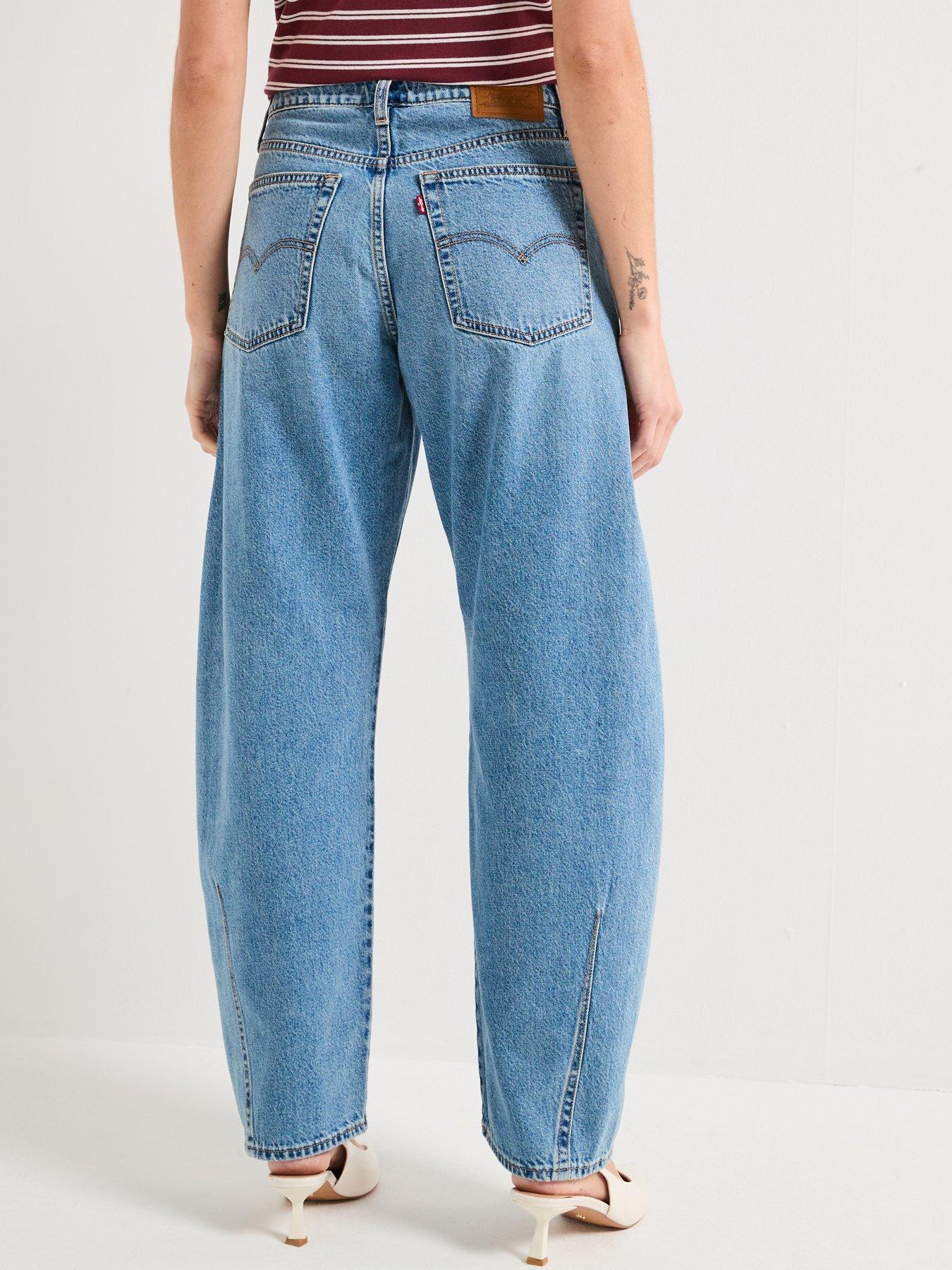 Image 2 of 5 of Levi's Baggy Dad Barrel Jeans - Easy Days Barrel&nbsp;- Blue