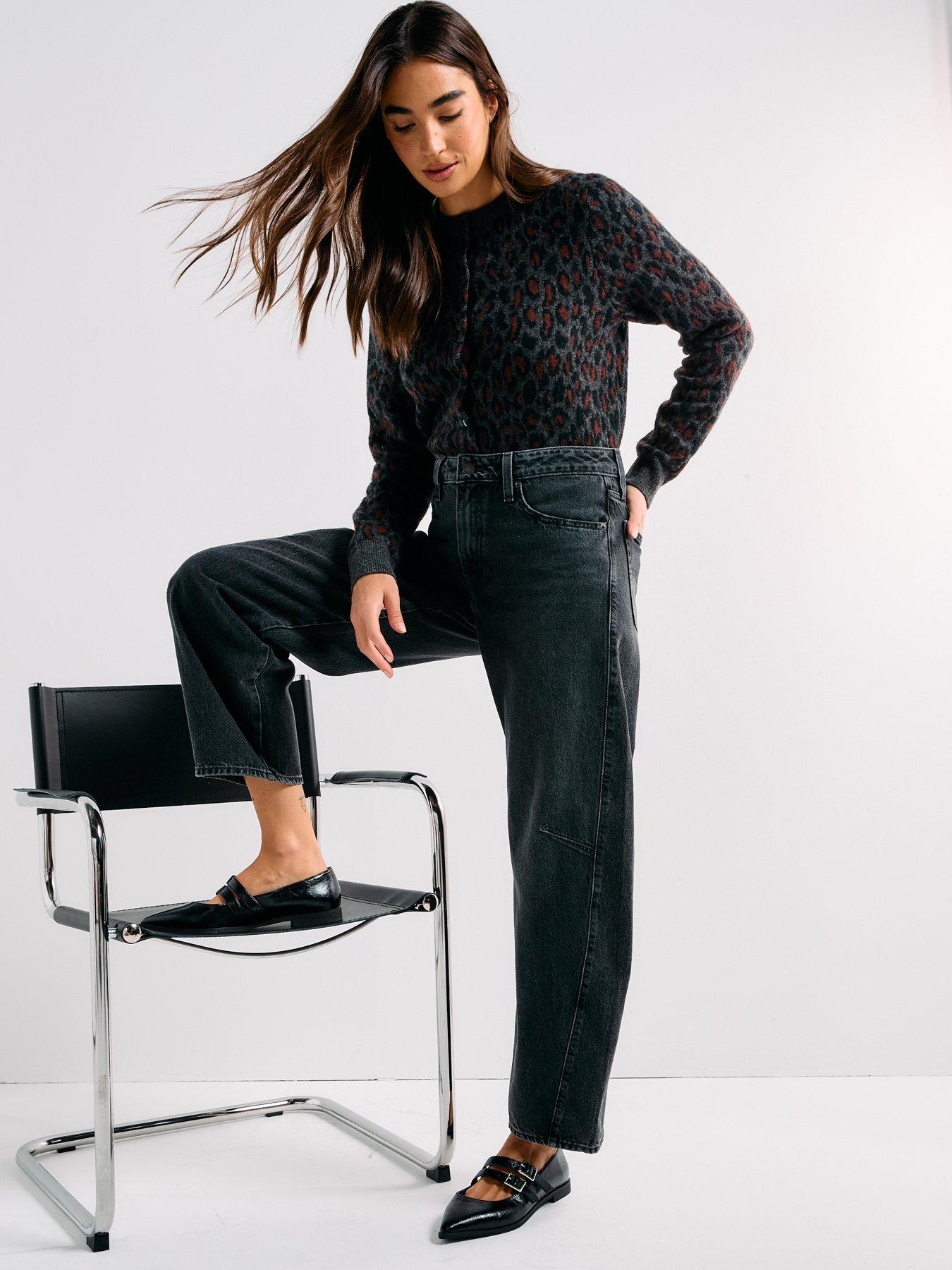 Image 5 of 6 of Levi's Tara Wooly Cardigan - Black