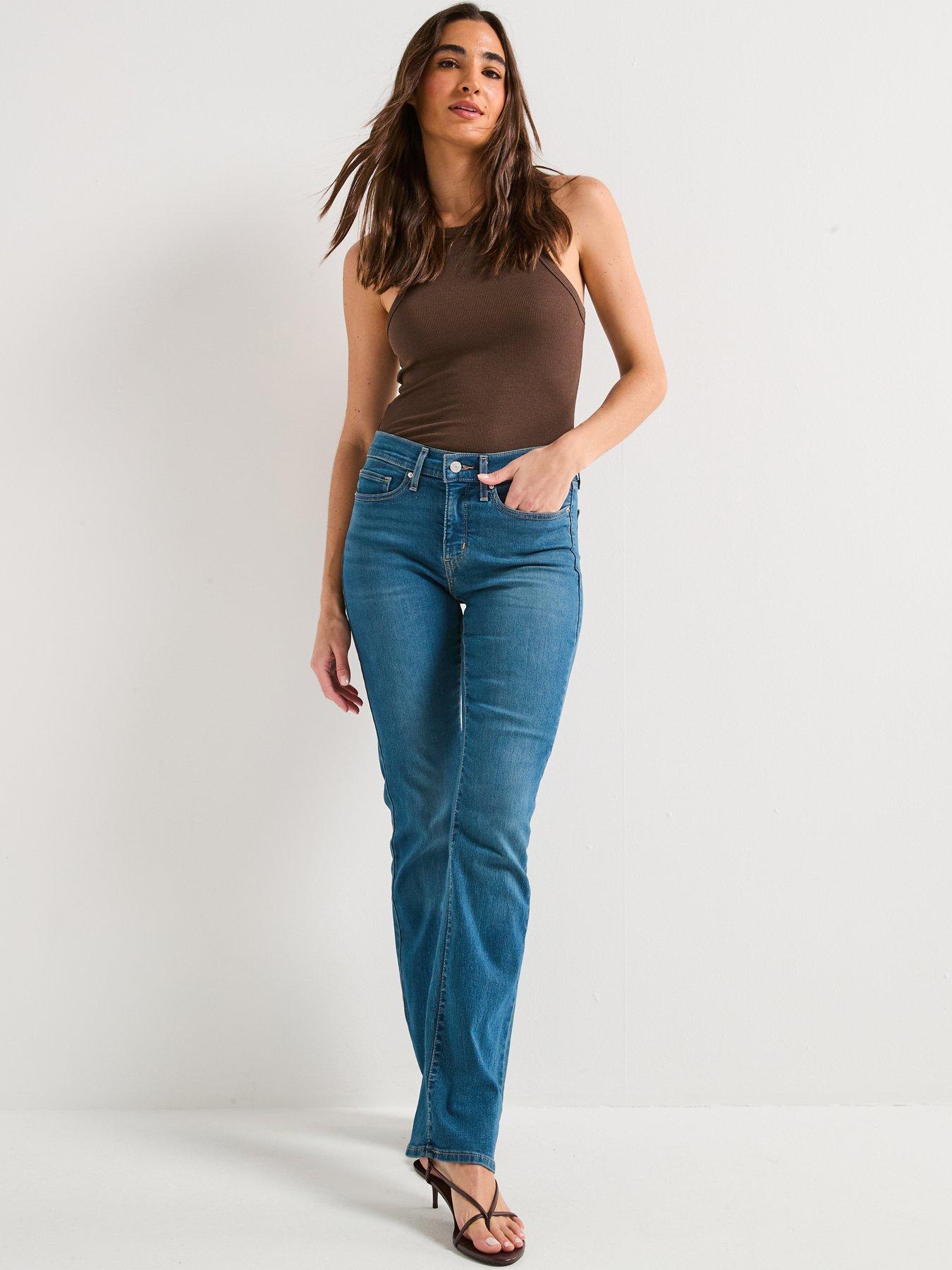 Image 3 of 5 of Levi's 315 Shaping Bootcut Jeans - Grassy Sassy&nbsp;- Blue