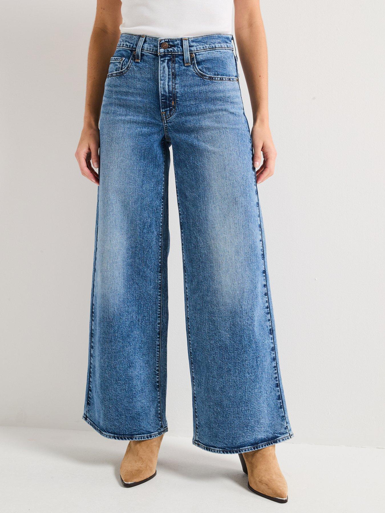 Levi's 728 High Rise Wide Leg Jeans - Sweet Success