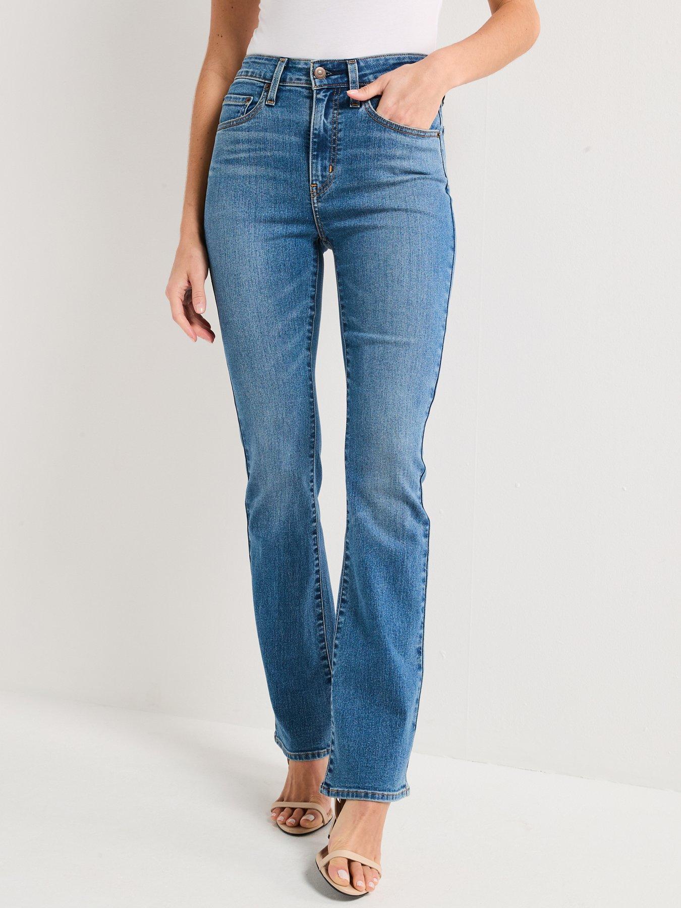 undefined 725 High Rise Bootcut - Navy
