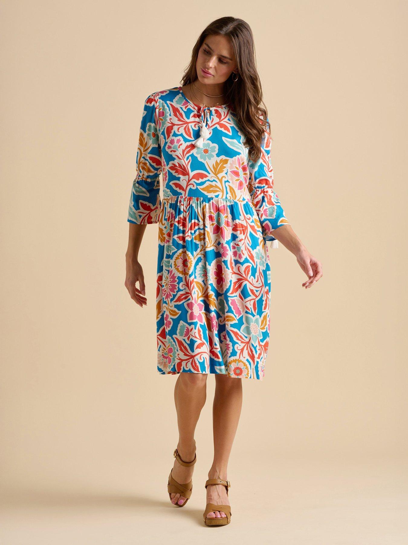 undefined Full Bloom Knee Length Dress