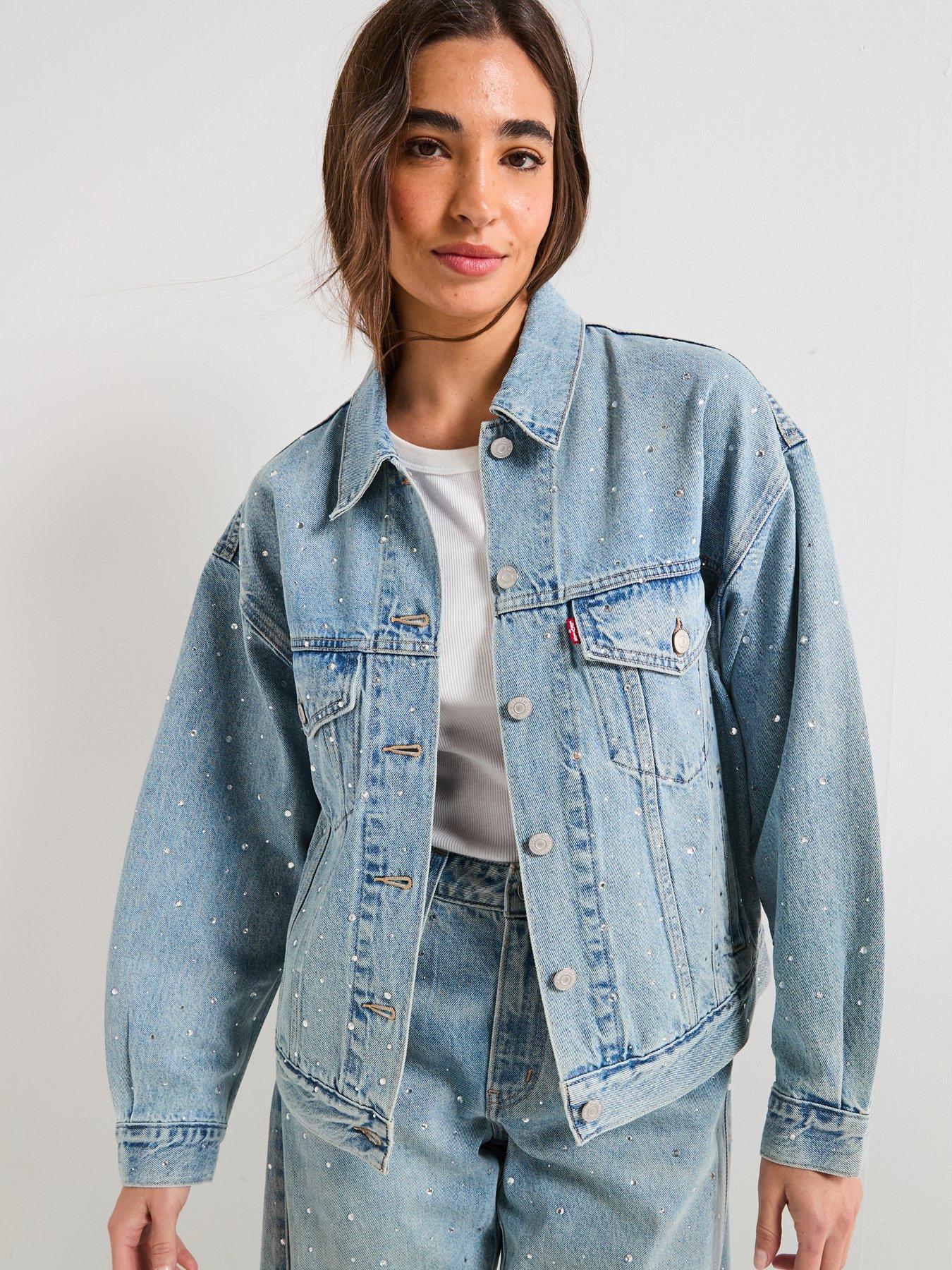 Image 6 of 6 of Levi's 90s Trucker Jacket - Dazzle Me Trucker