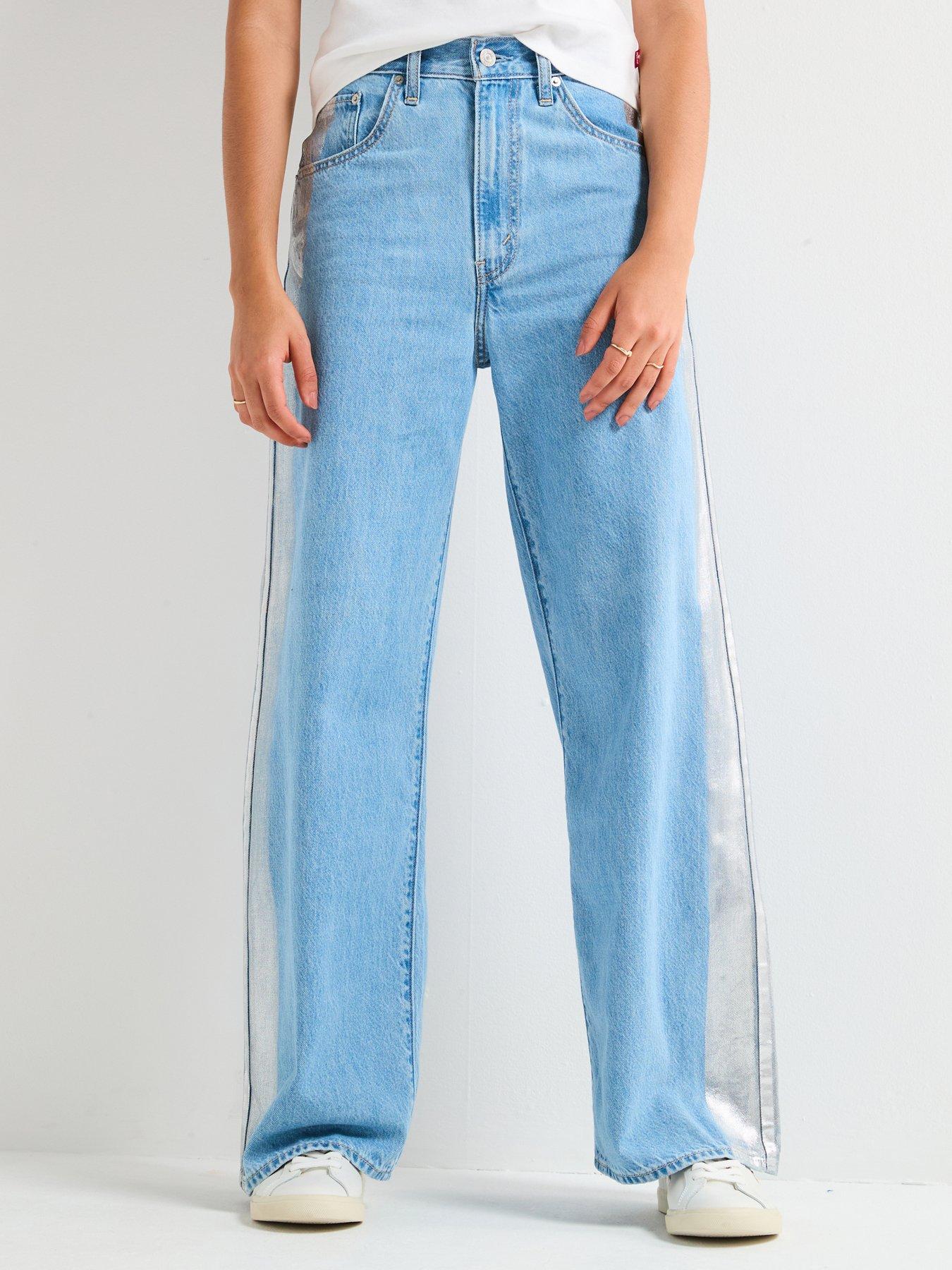 undefined Cinch Baggy Jeans - Navy