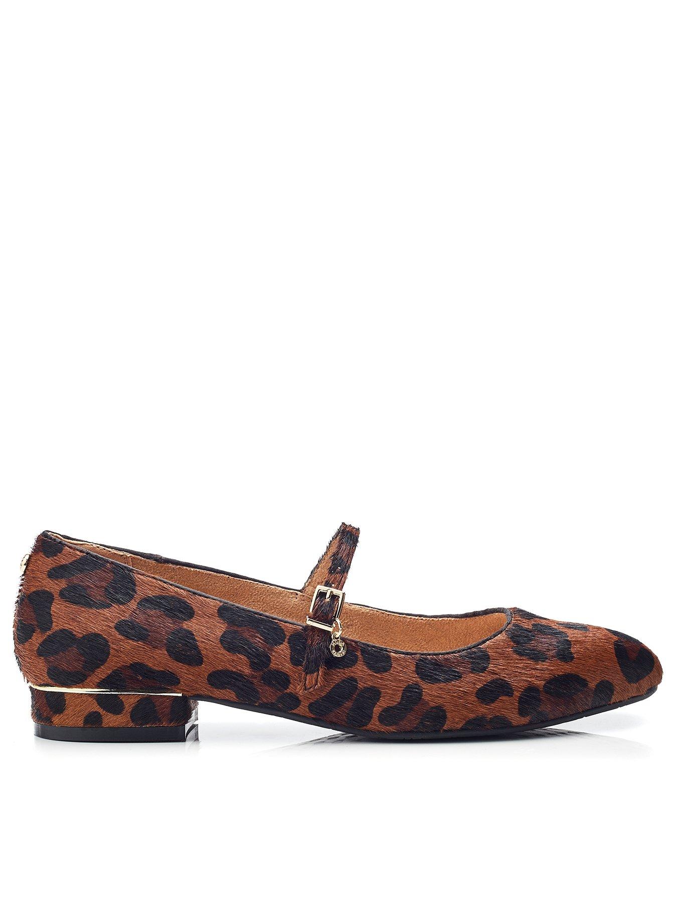  image of moda-in-pelle-florentin-leather-ballerina-leopard