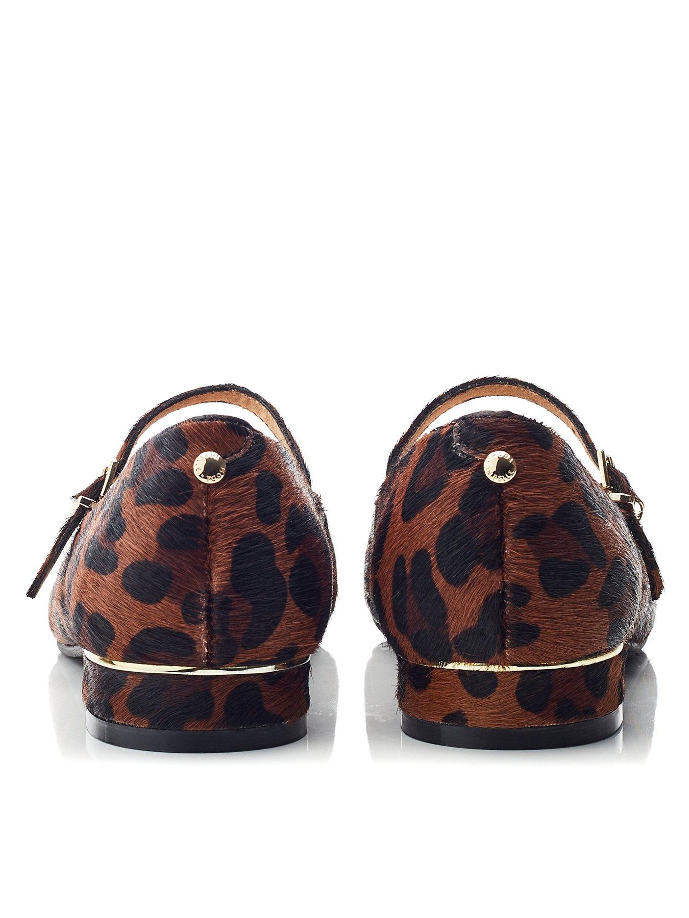  image of moda-in-pelle-florentin-leather-ballerina-leopard