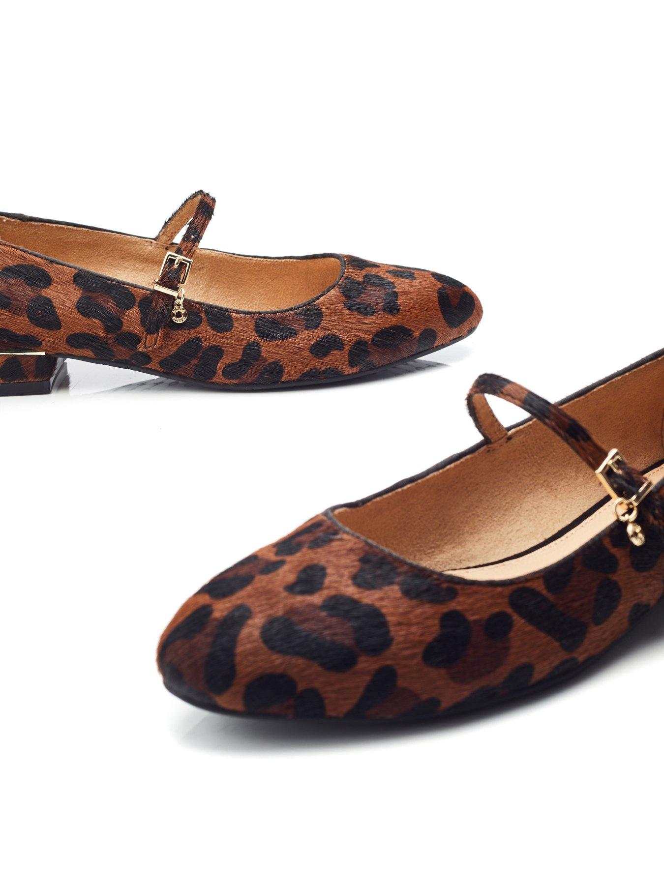  image of moda-in-pelle-florentin-leather-ballerina-leopard