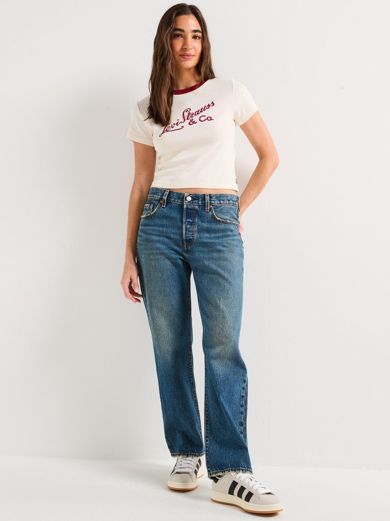 Image 3 of 6 of Levi's 501&reg; '90s Ankle Jeans - Vanity Agenda&nbsp;- Blue