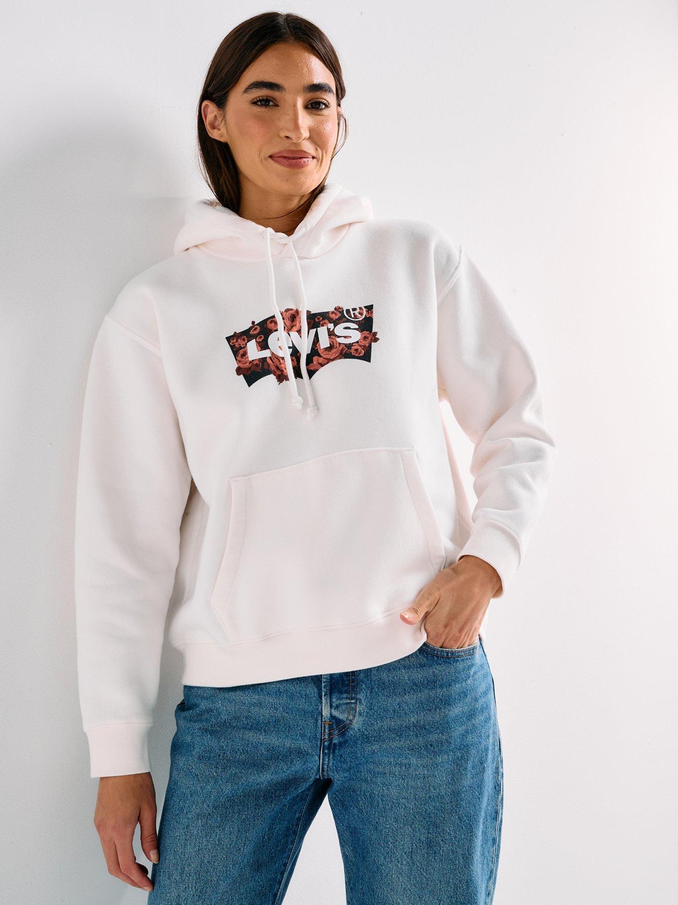Image 5 of 6 of Levi's Levi's&reg;&nbsp;Women's Everyday Hoodie - Magnolia Fill Egret - White