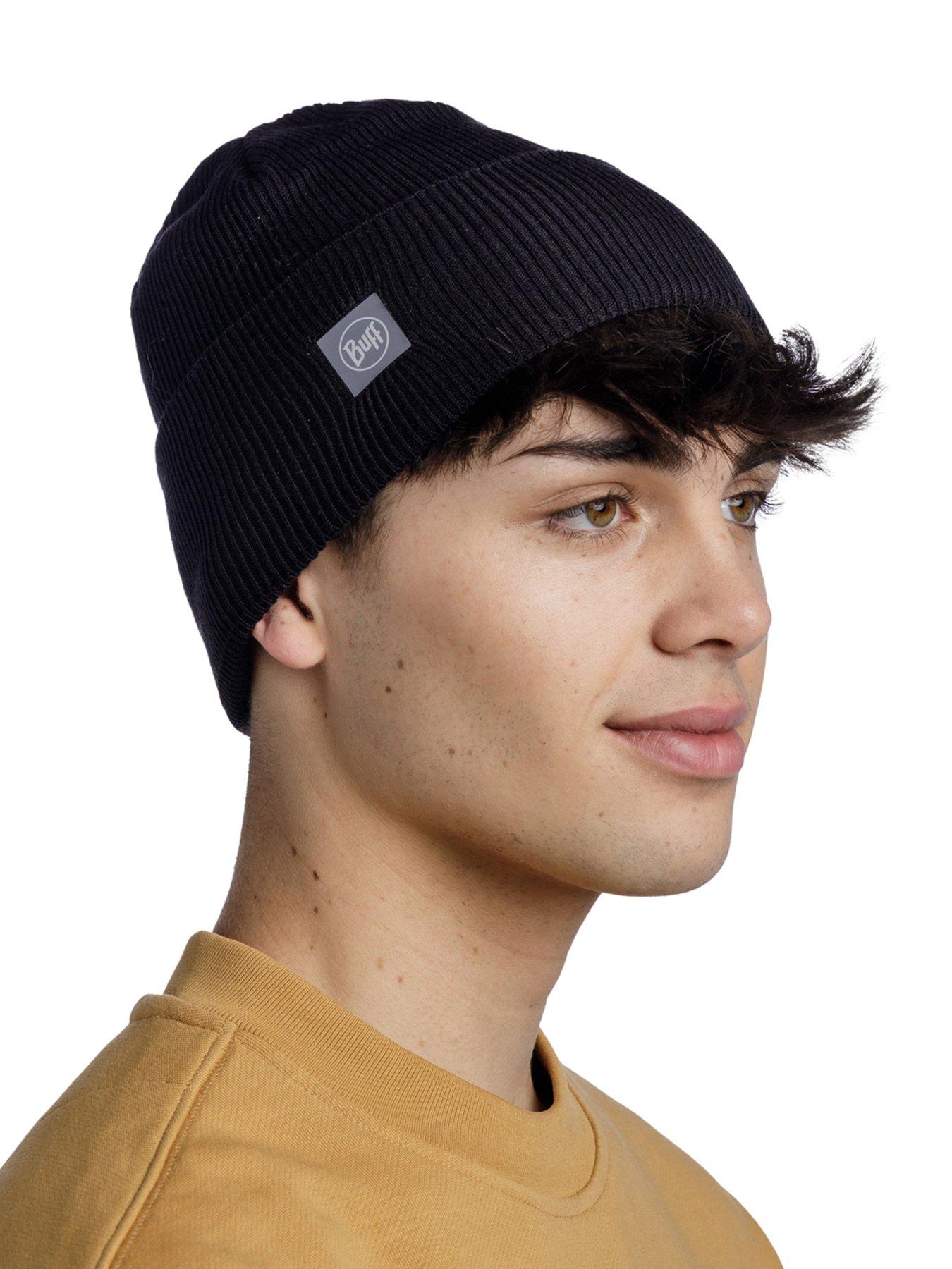 Image 2 of 2 of Buff Unisex Crossknit Beanie Hat - Black