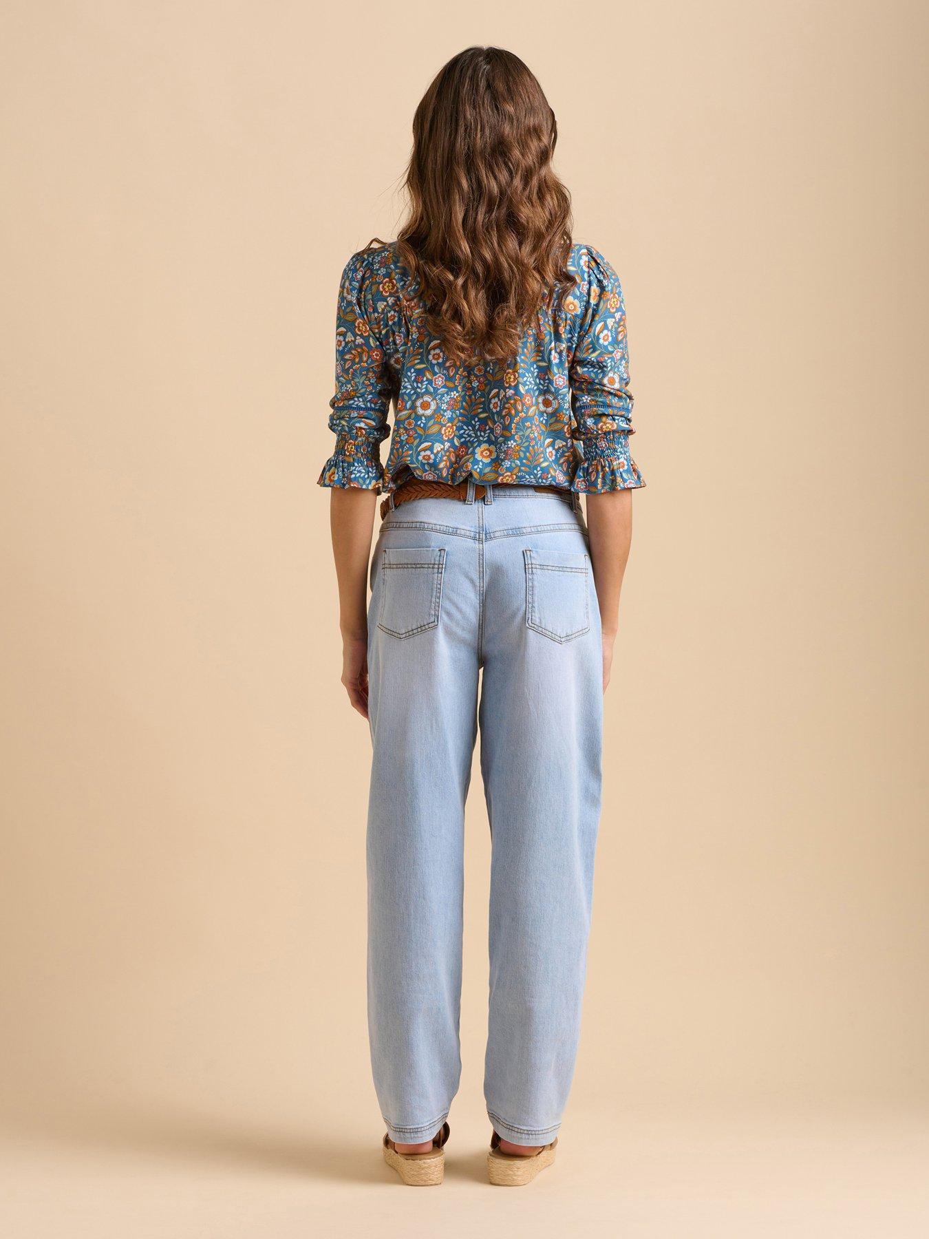  image of brakeburn-navy-secret-garden-blouse