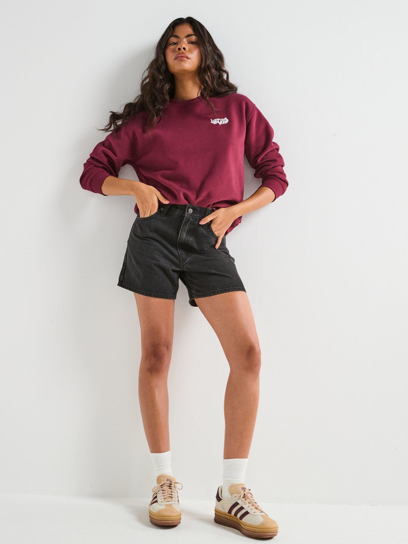 Image 3 of 6 of Levi's Cinch Mid-Thigh Short - Black