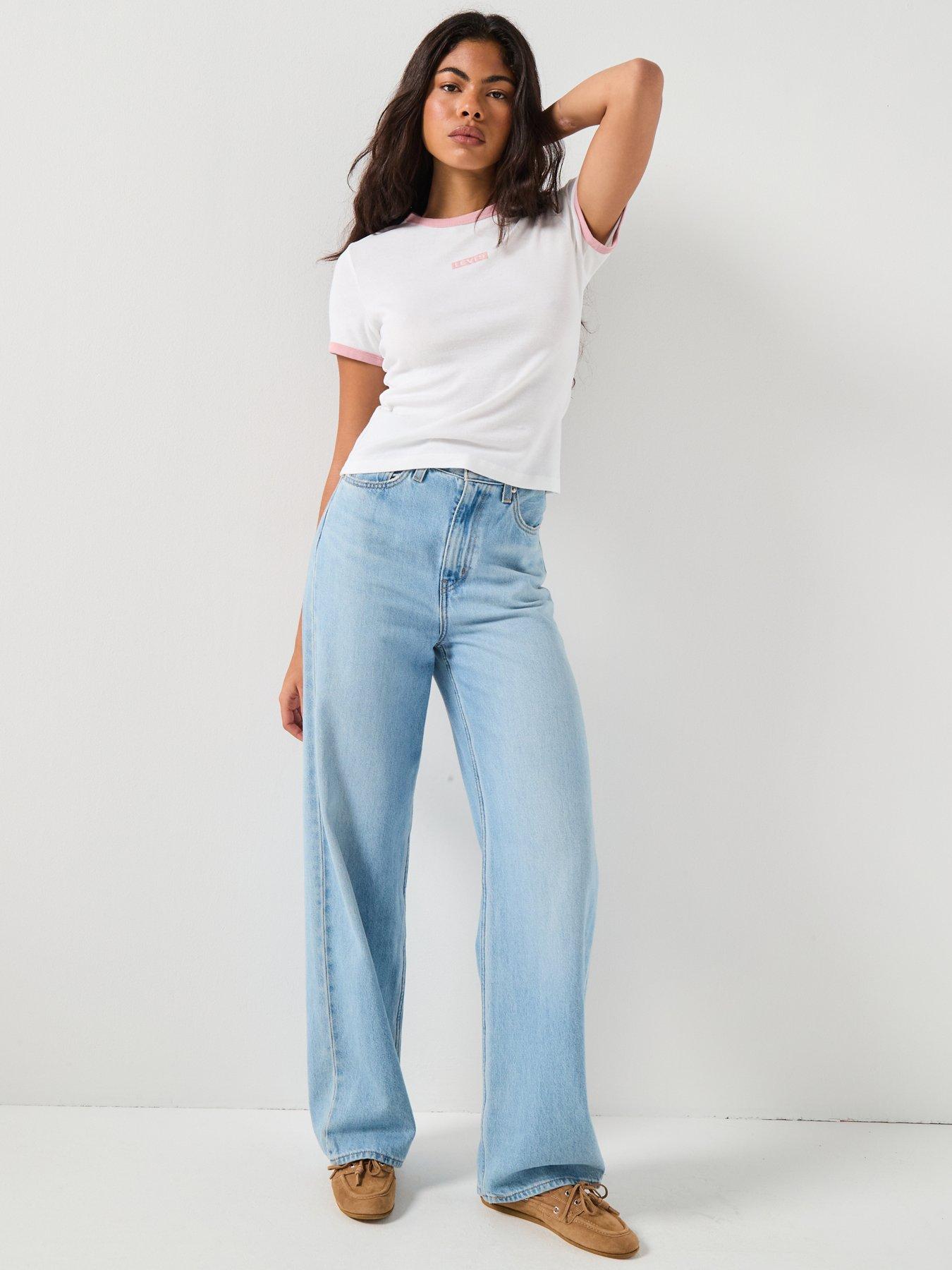  image of levis-graphic-ringer-rickie-t-shirt-bright-white