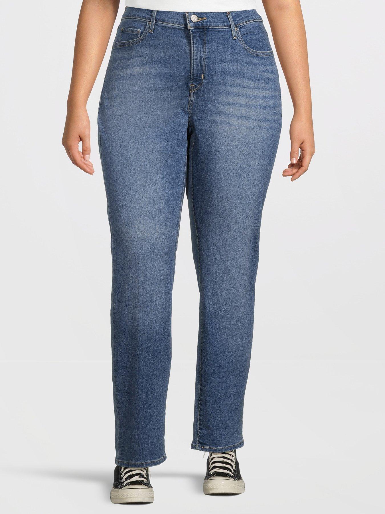 undefined 314 Shaping Straight Jeans (plus Size) - Eternal Indigo Mid Plus