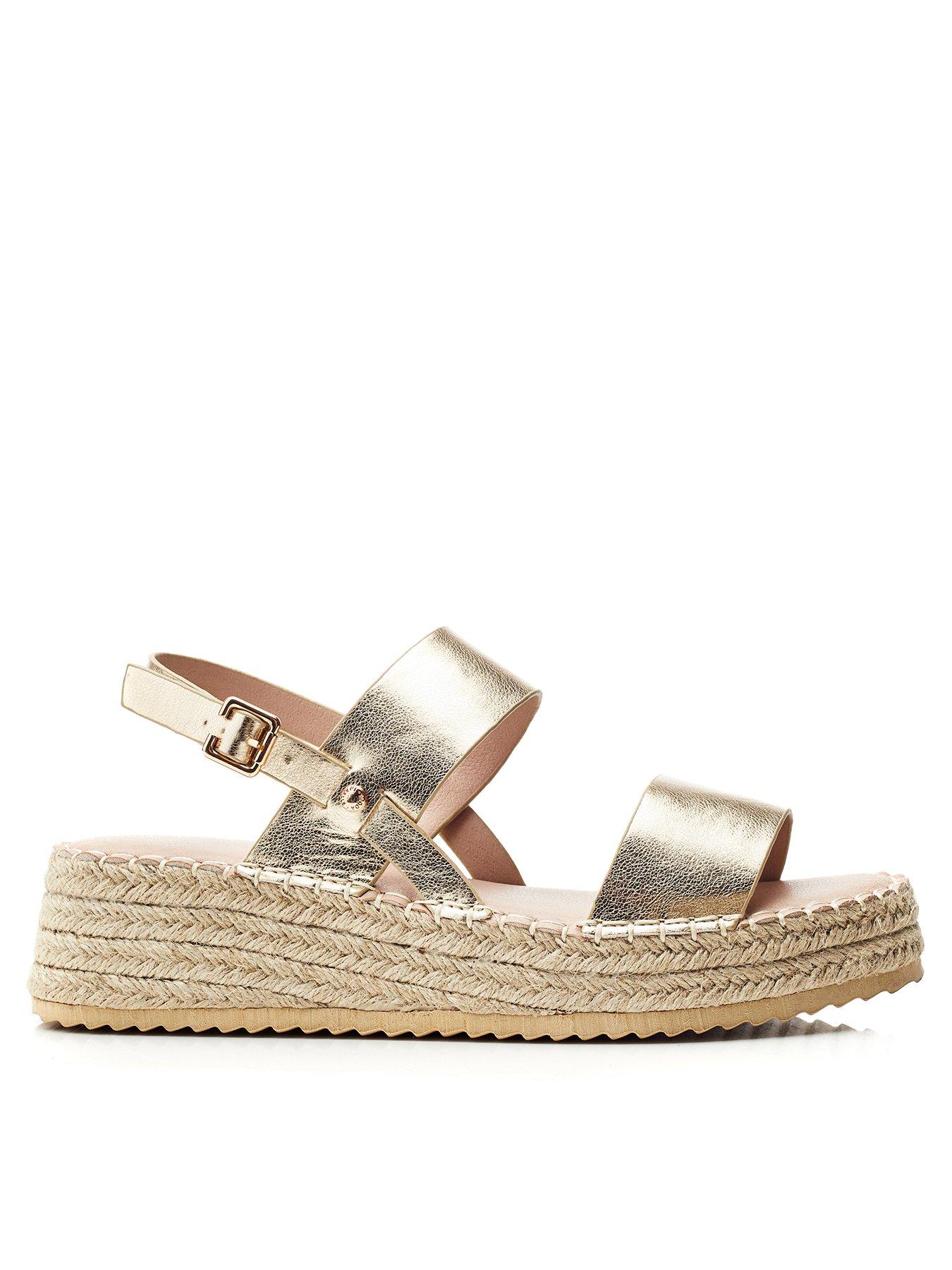 Moda In Pelle Nashay Espadrille Sandal - Gold