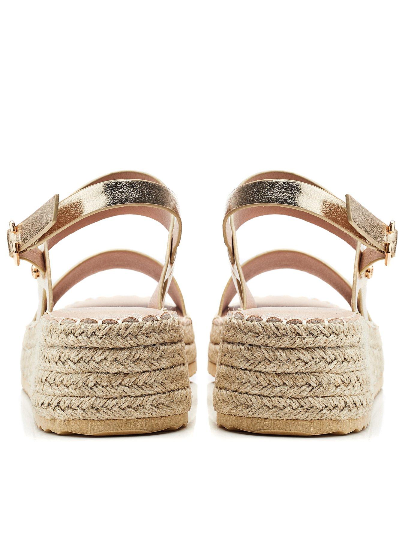  image of moda-in-pelle-nashay-espadrille-sandal-gold