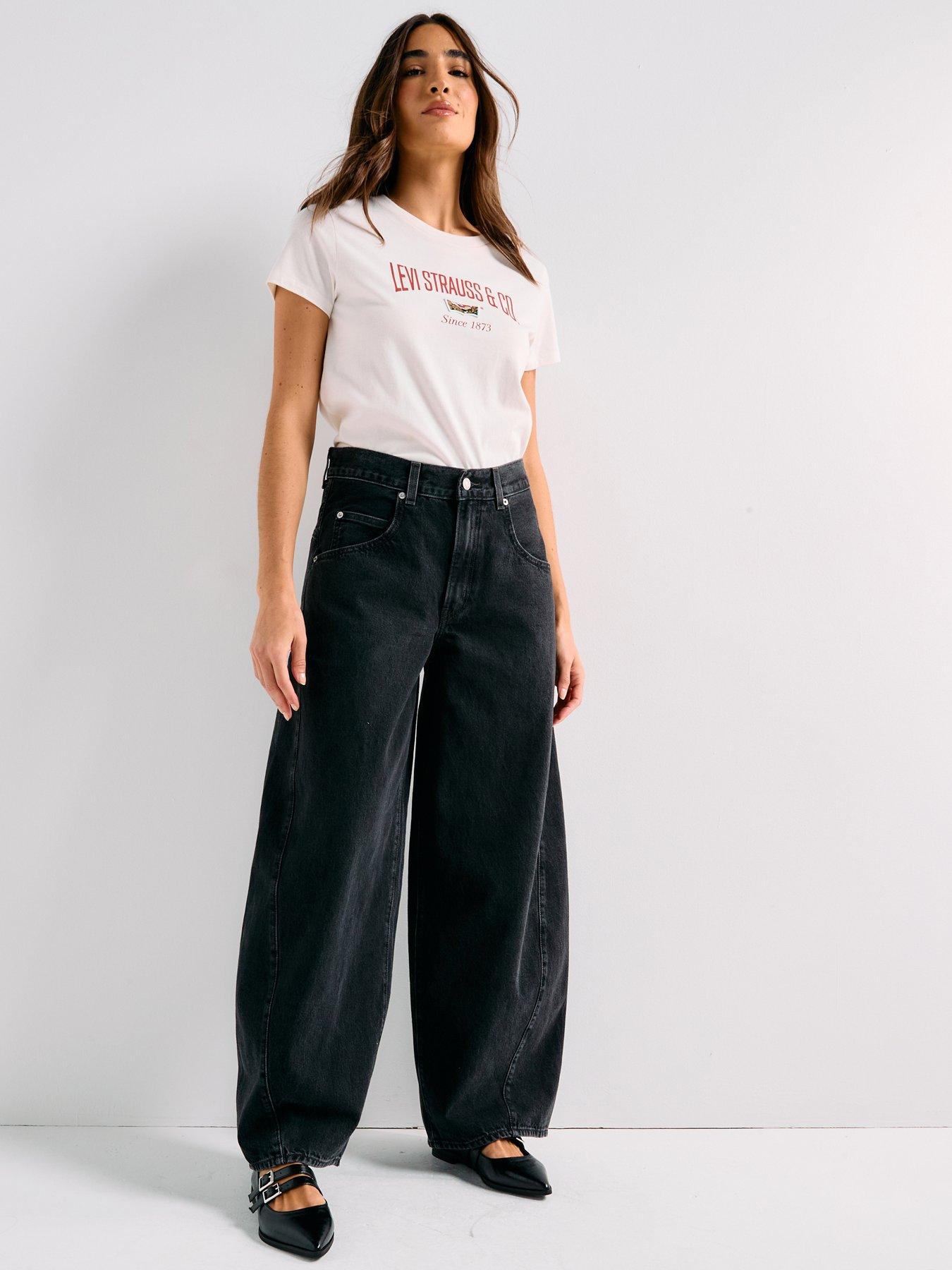 Levi's Super Baggy Barrel Jeans - Open Mind - Black