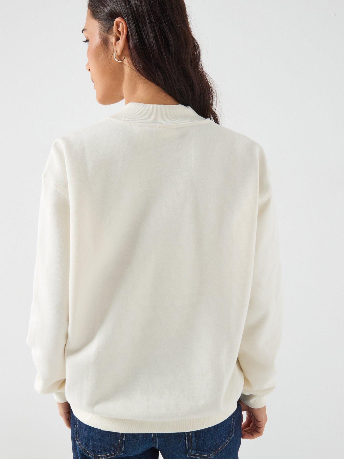  image of levis-graphic-collins-mock-neck-sweatshirt-white