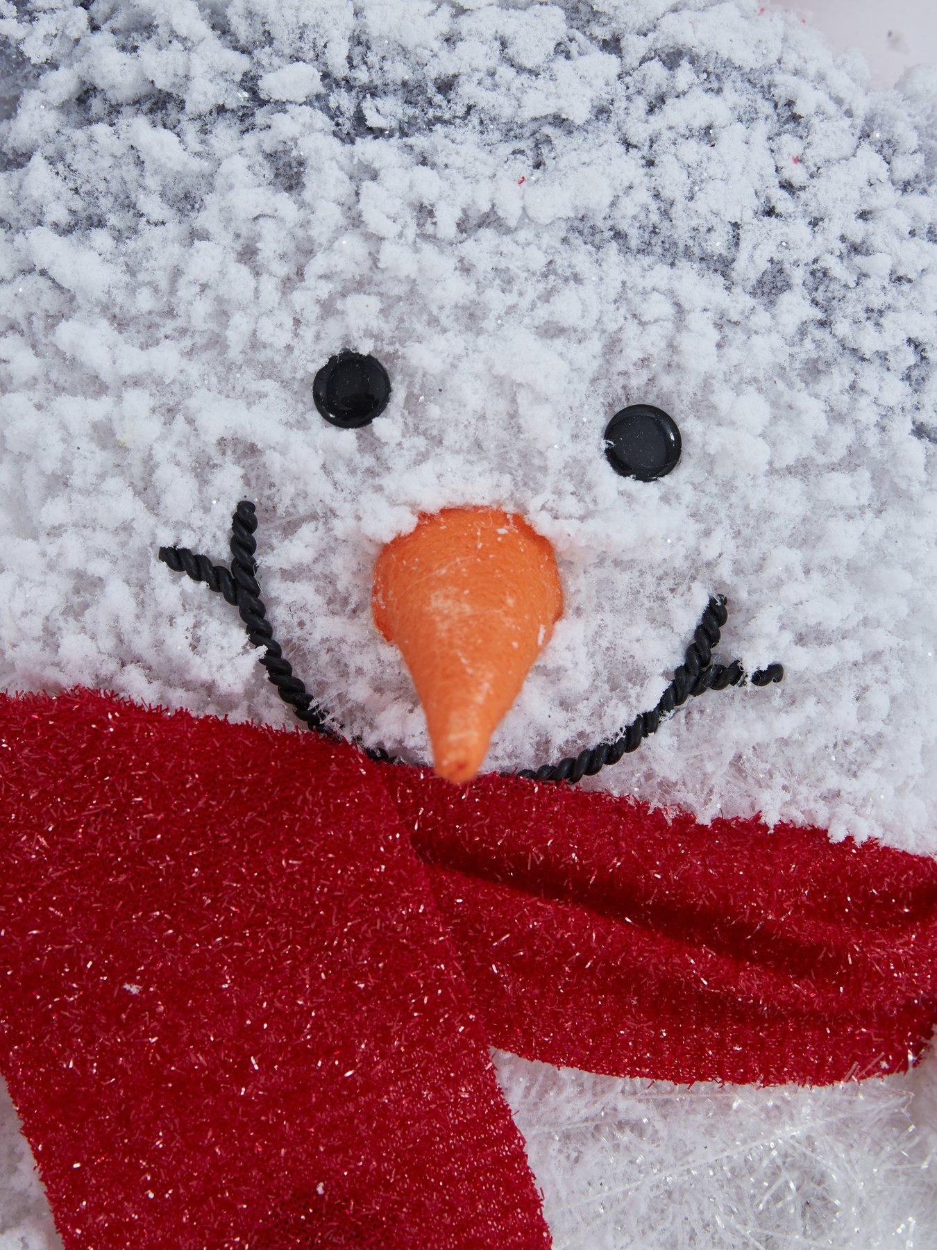 Image 5 of 6 of Festive 105&nbsp;cm Lit Snowy Snowman Family Outdoor Christmas Decoration