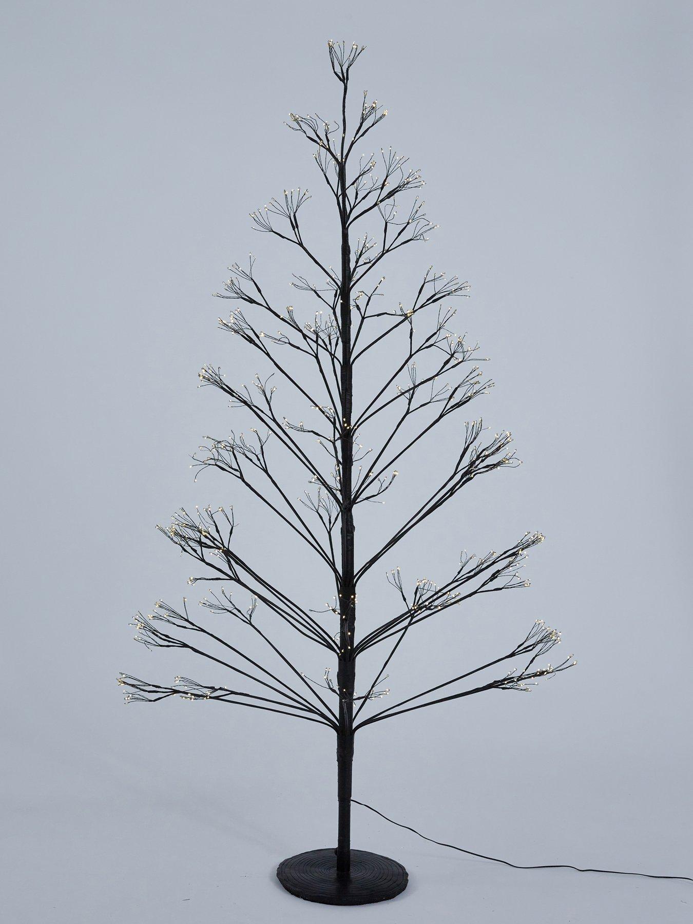 Image 4 of 6 of Festive 150&nbsp;cm Outdoor Christmas Tree with Firework Lights