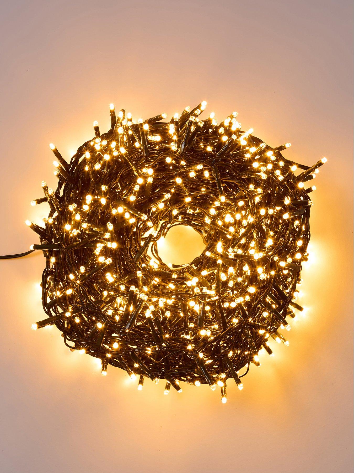 Image 2 of 3 of Festive Firefly Indoor/Outdoor Christmas&nbsp;Lights - 1000 Warm White