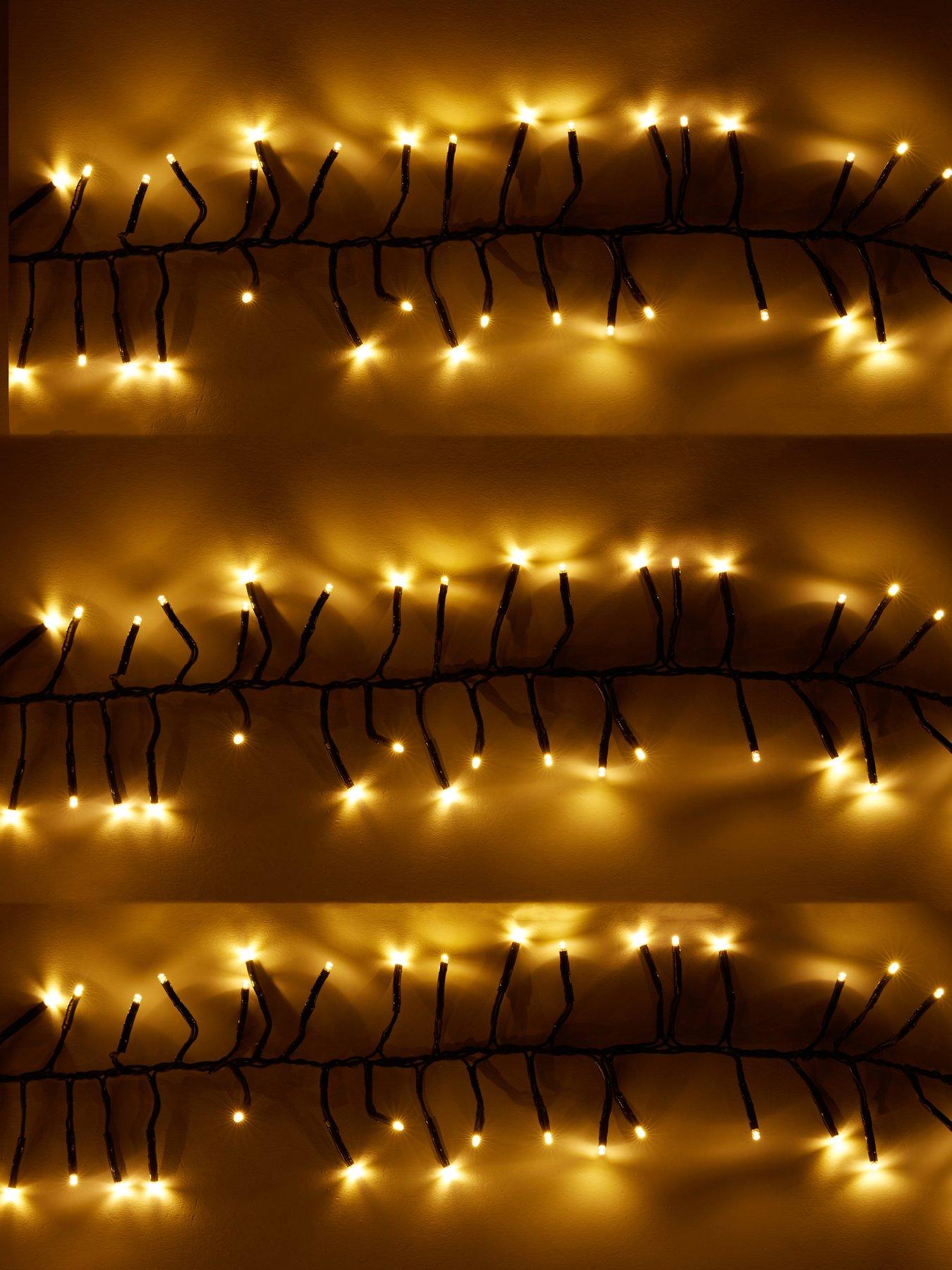 Image 5 of 7 of Festive Multi Function Indoor/Outdoor Christmas&nbsp;Cluster Lights - 2000 -&nbsp;Warm White