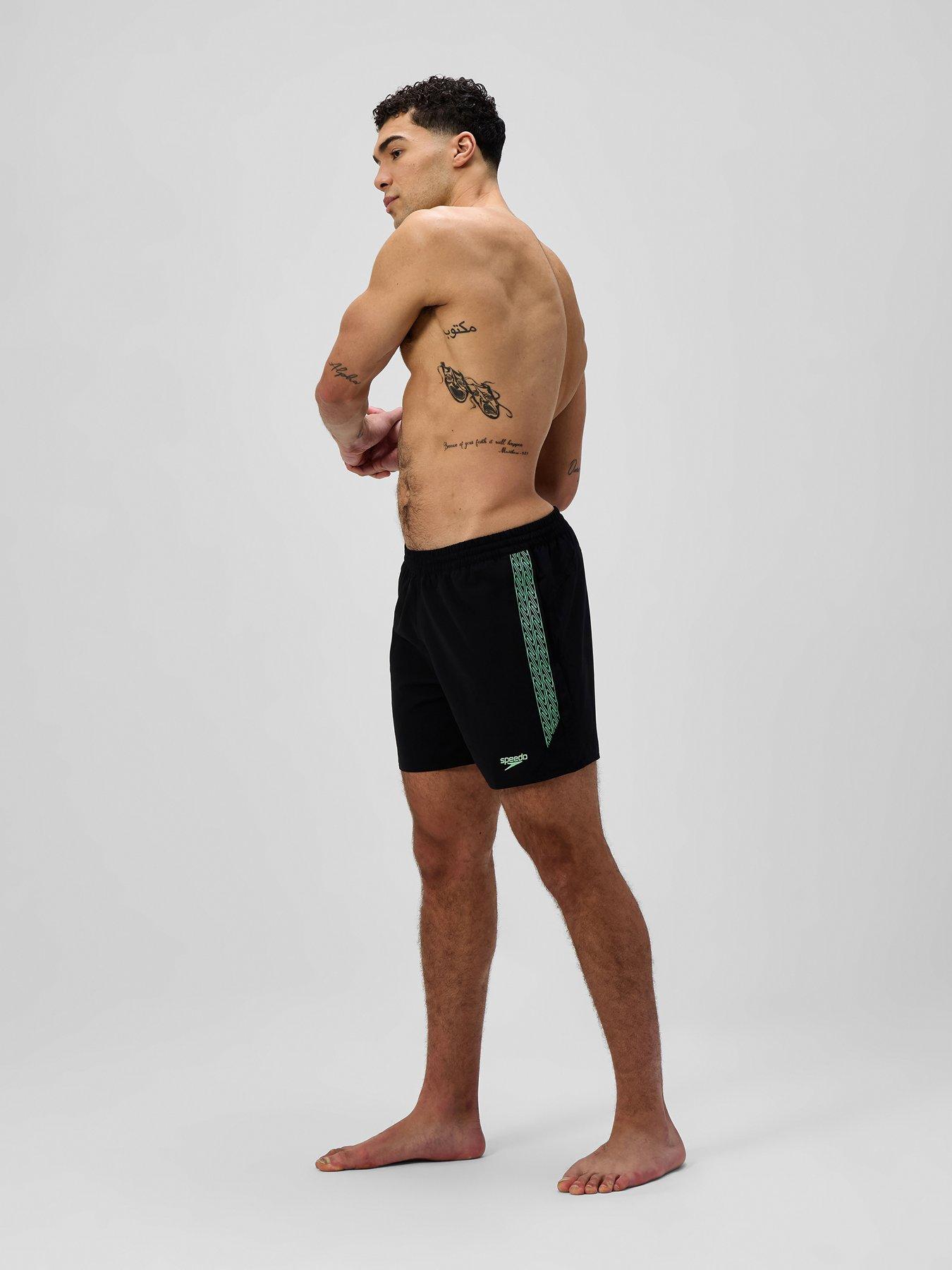 Image 3 of 4 of Speedo Mens Hyperboom Splice 16 Inch Watershort - Black/green