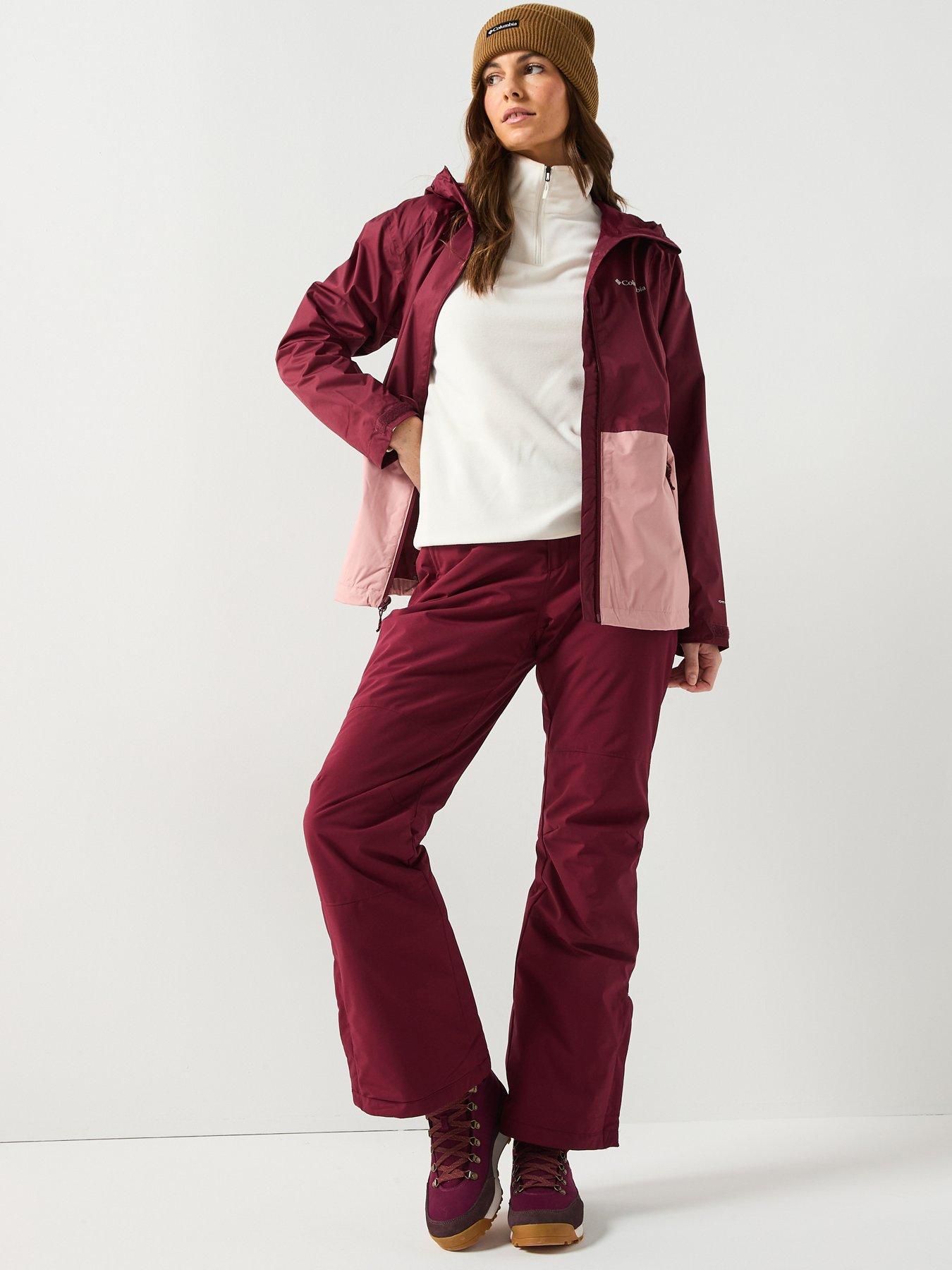  image of columbia-womens-shafer-canyon-ii-insulated-ski-pant-burgundy
