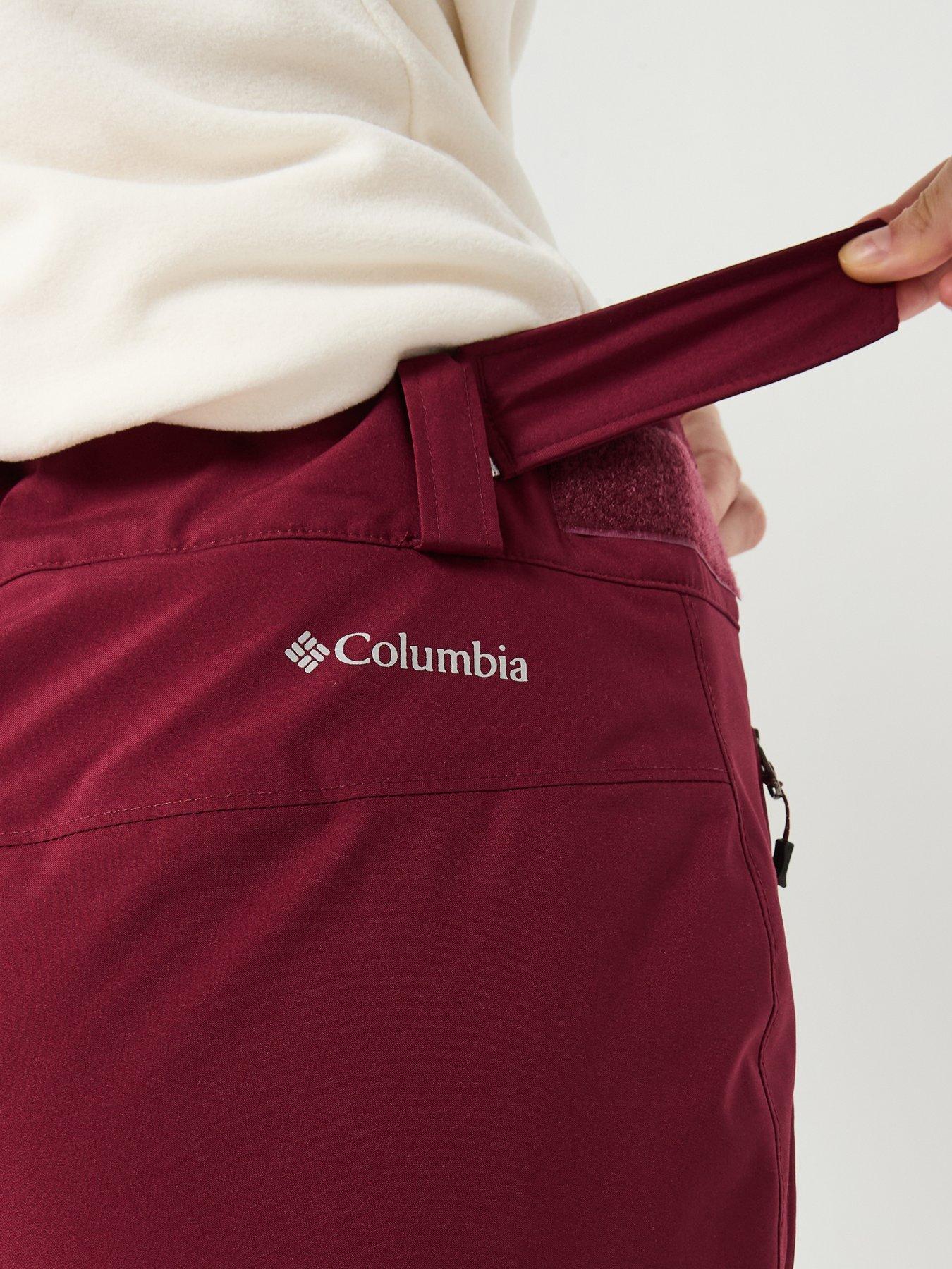  image of columbia-womens-shafer-canyon-ii-insulated-ski-pant-burgundy