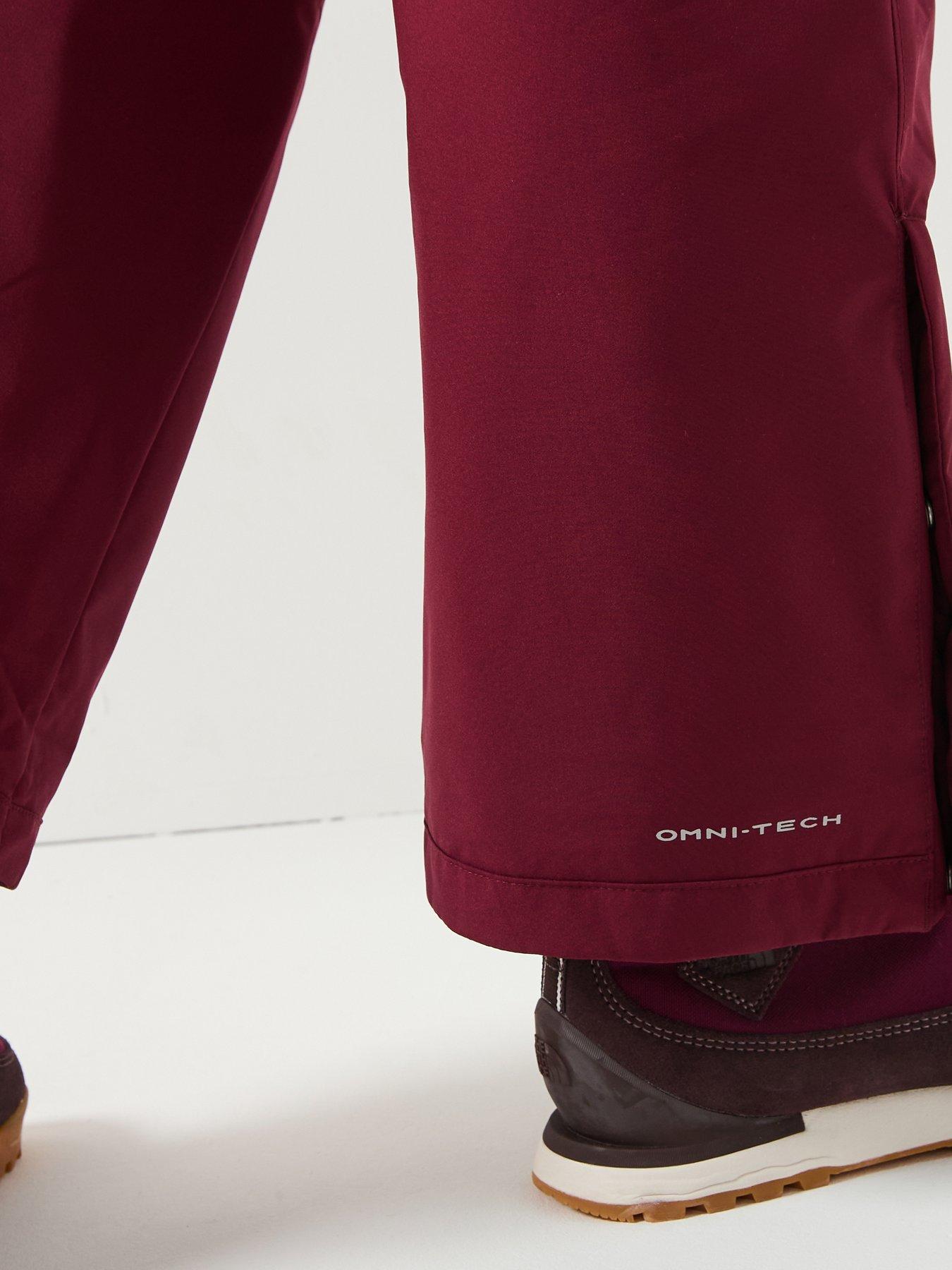  image of columbia-womens-shafer-canyon-ii-insulated-ski-pant-burgundy