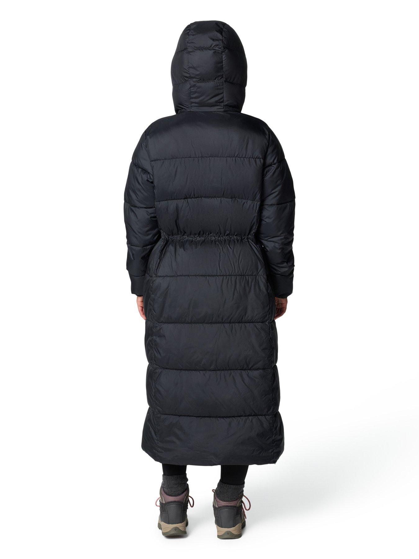  image of columbia-womens-puffect-ii-long-jacket-black
