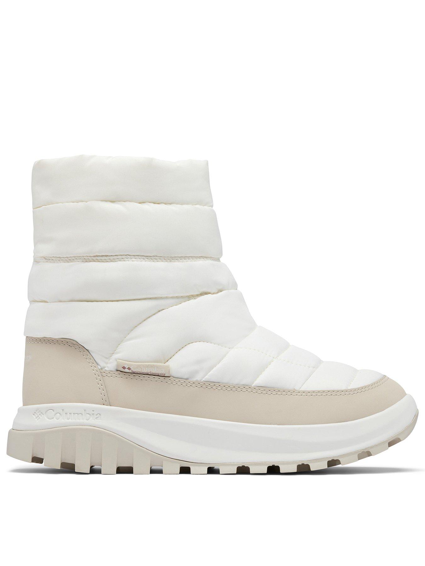  image of columbia-womens-snowtrot-mid-snow-boots-white