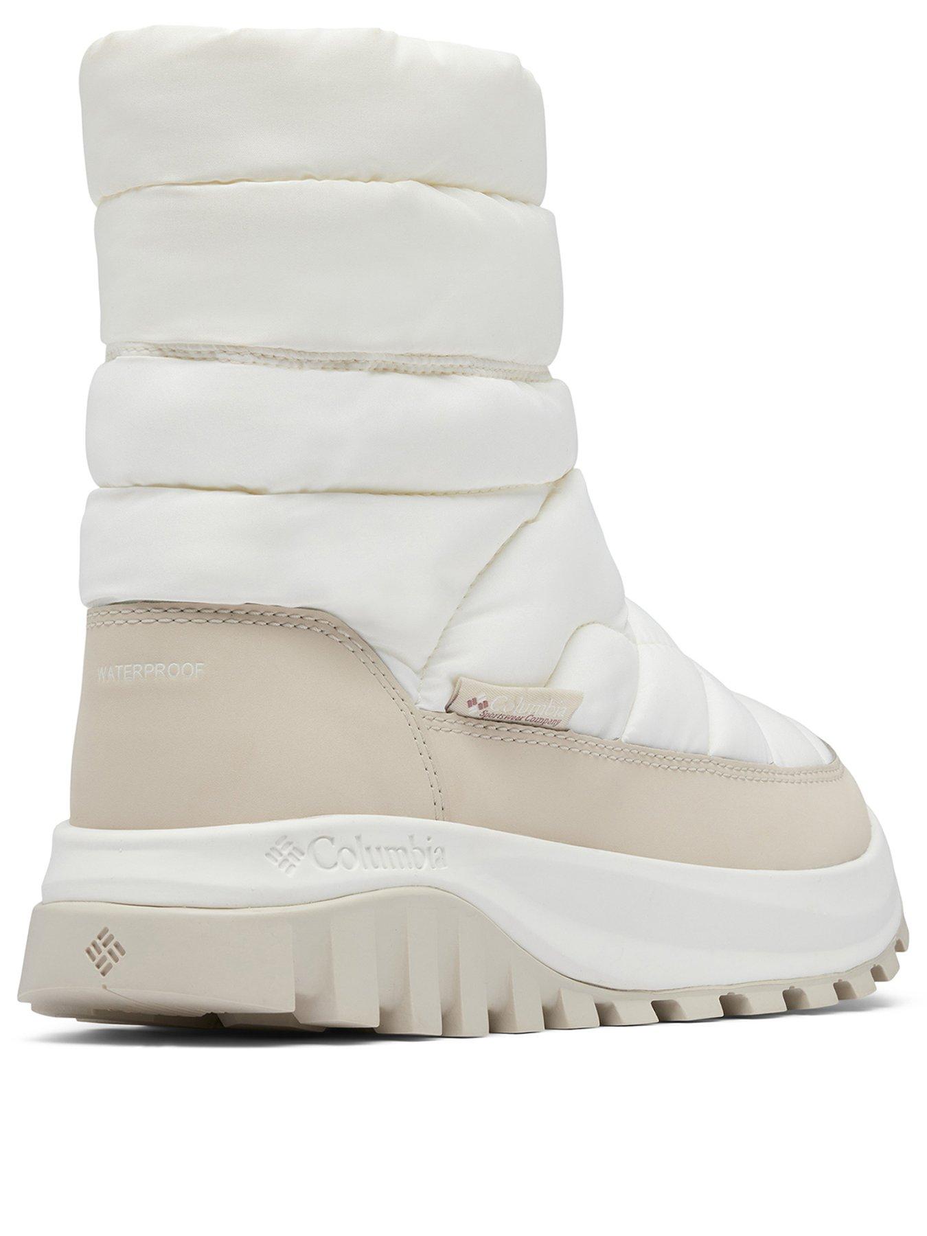  image of columbia-womens-snowtrot-mid-snow-boots-white
