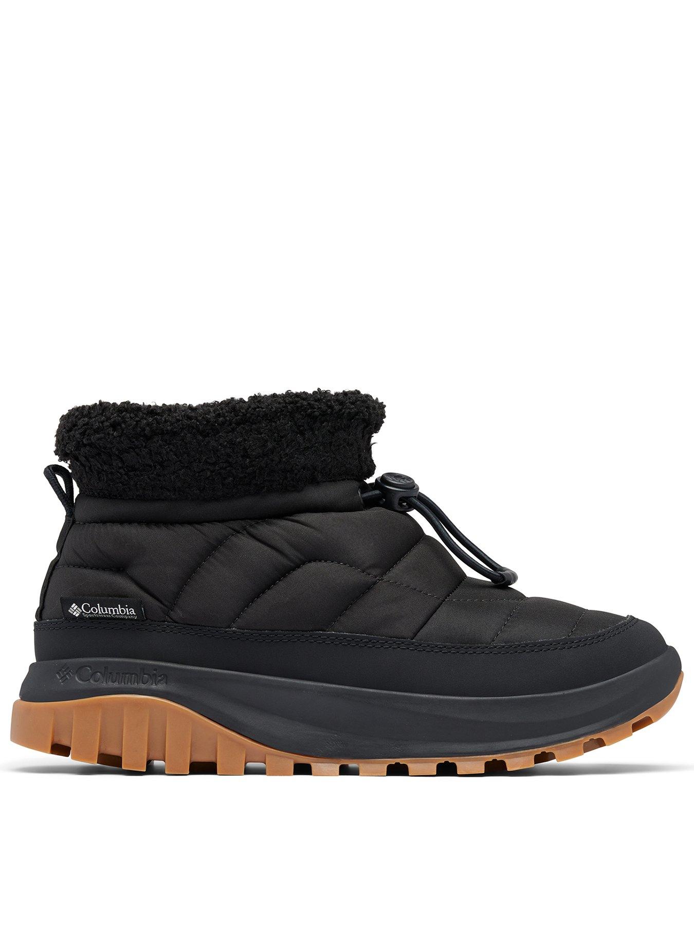 image of columbia-womens-snowtrot-shorty-snow-boots-black