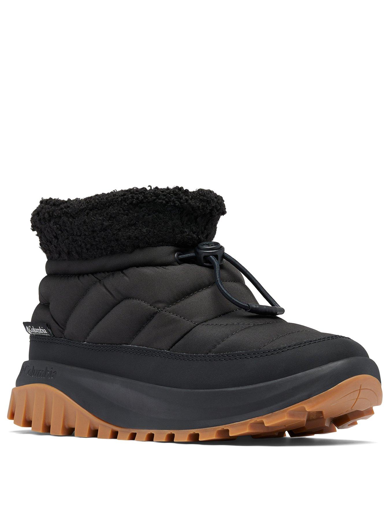  image of columbia-womens-snowtrot-shorty-snow-boots-black