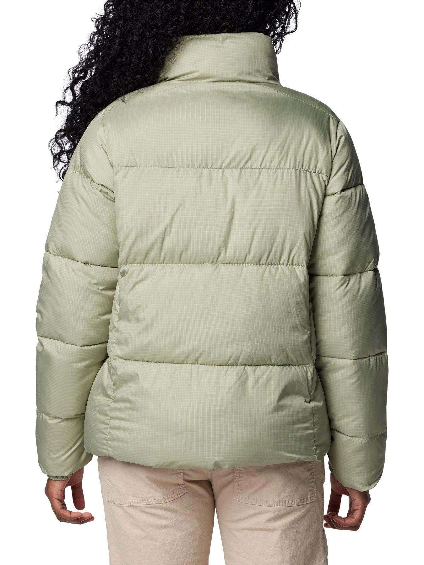  image of columbia-womens-puffect-ii-full-zip-jacket-green